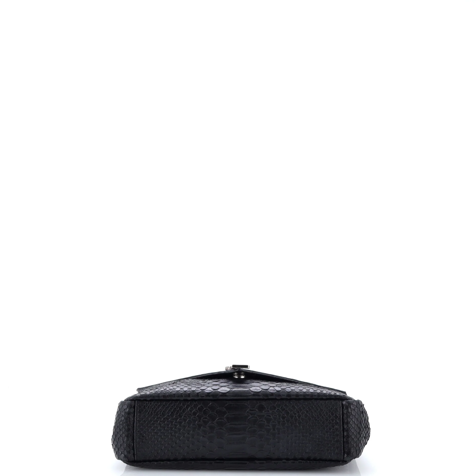 Classic Monogram College Bag Python Embossed Leather Large - Image 4