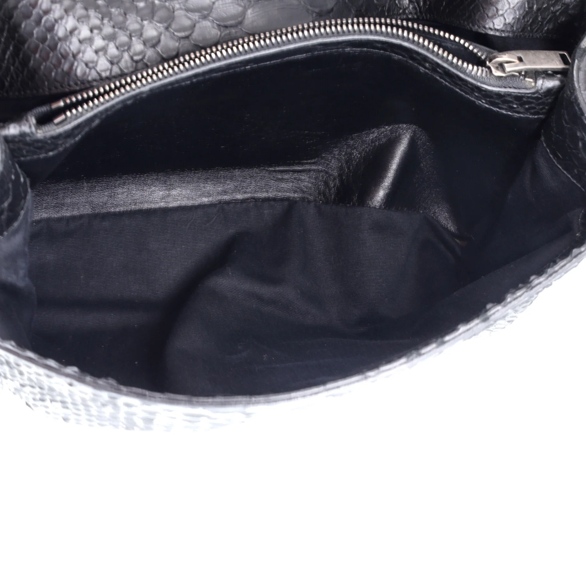 Classic Monogram College Bag Python Embossed Leather Large - Image 5