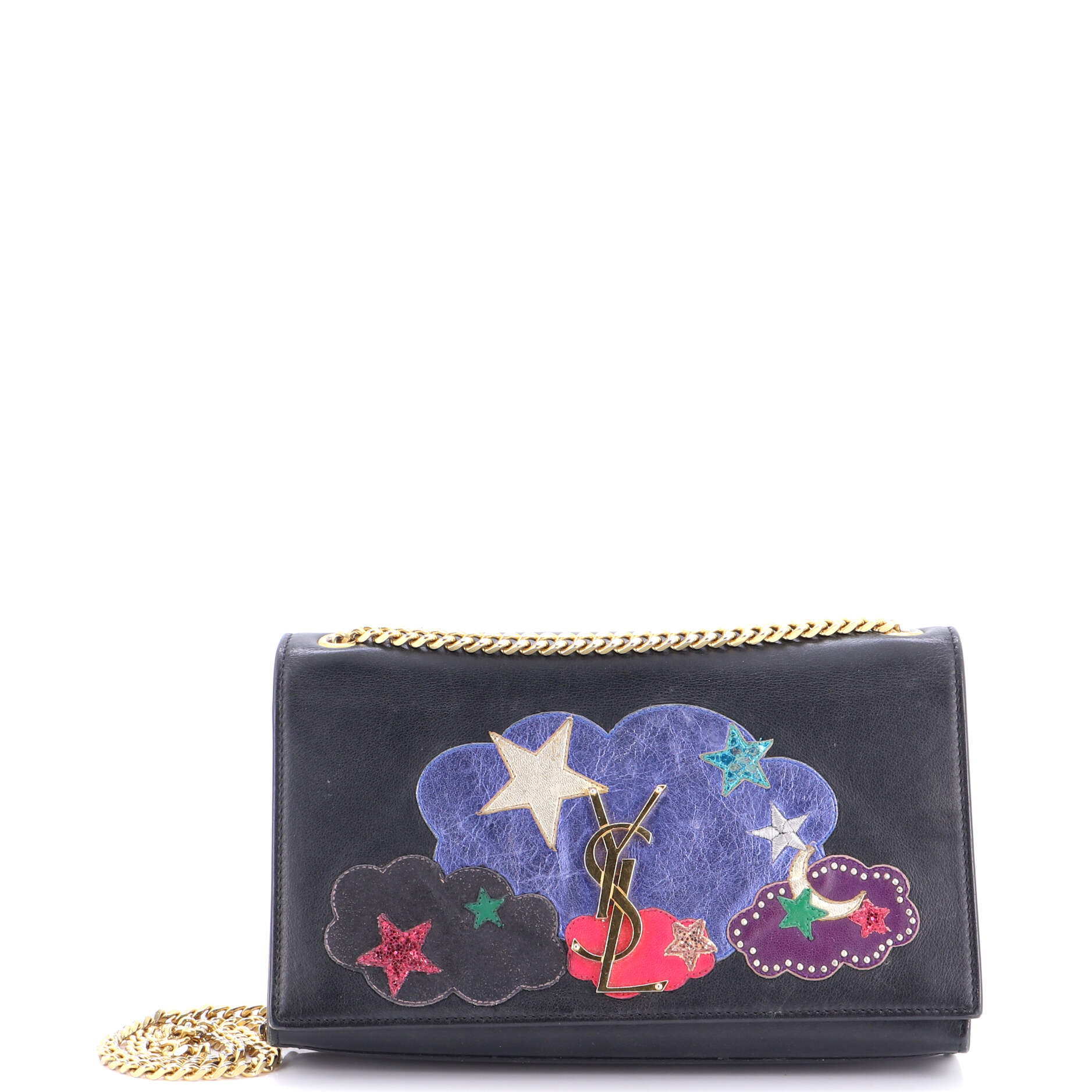 Classic Monogram Crossbody Bag Patchwork Leather Medium