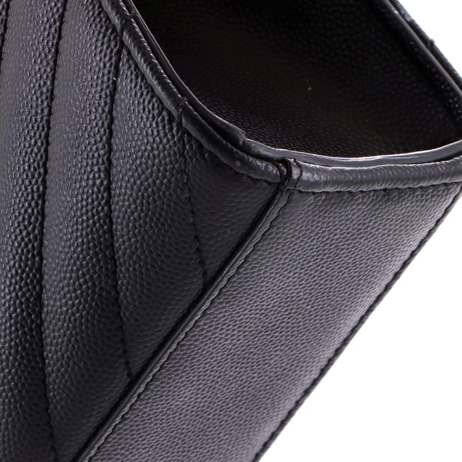 Classic Monogram Envelope Satchel Matelasse Chevron Leather Large - Image 8