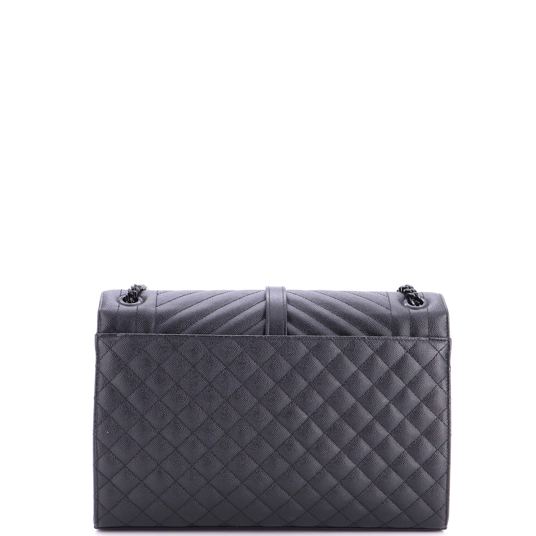 Classic Monogram Envelope Satchel Mixed Matelasse Leather Large - Image 3
