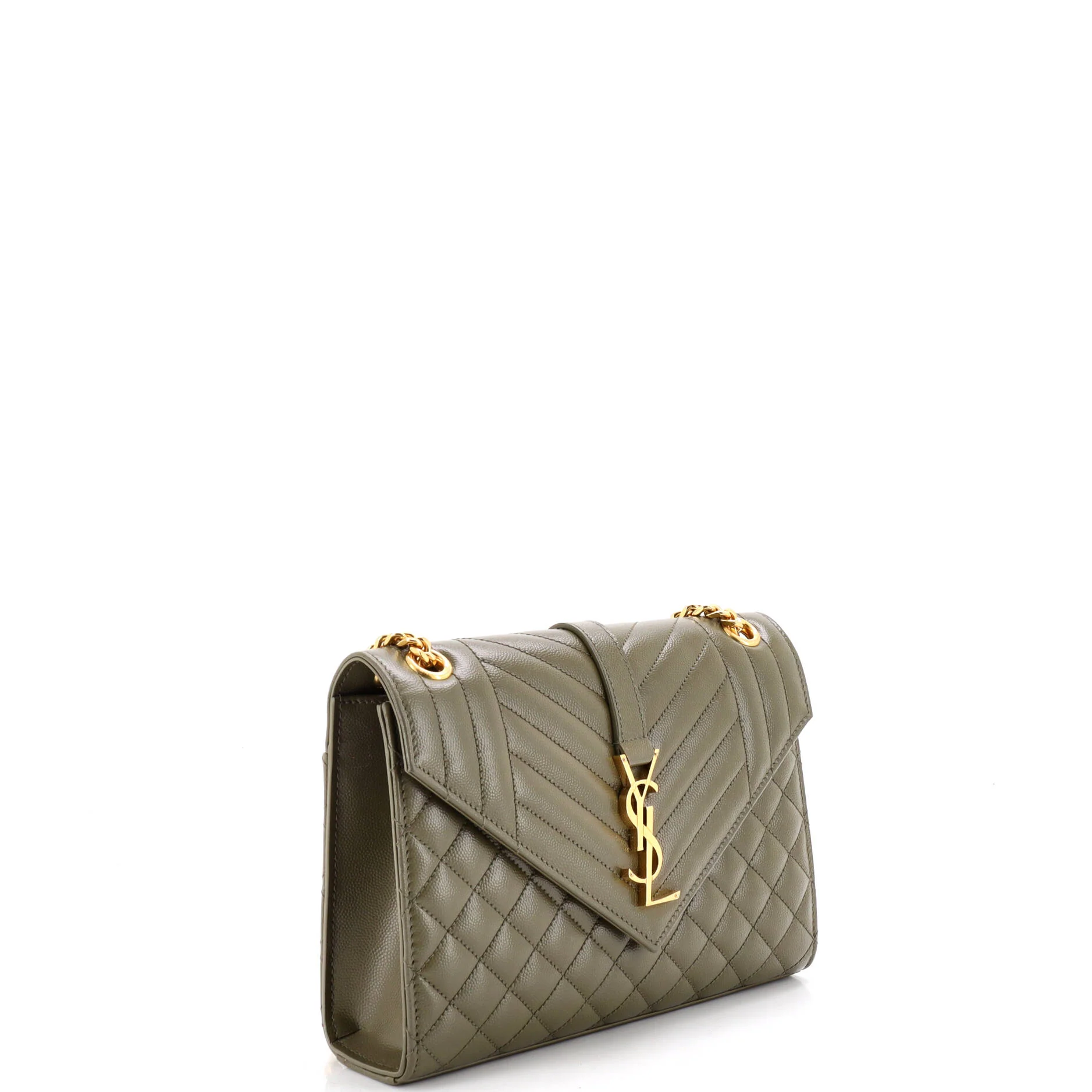 Classic Monogram Envelope Satchel Mixed Matelasse Leather Medium - Image 2