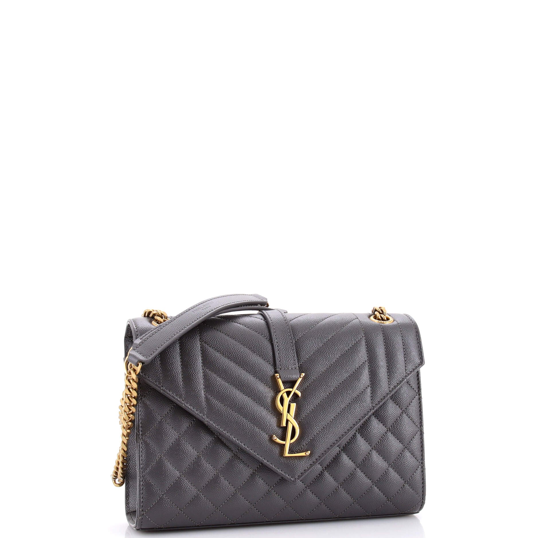 Classic Monogram Envelope Satchel Mixed Matelasse Leather Medium - Image 2