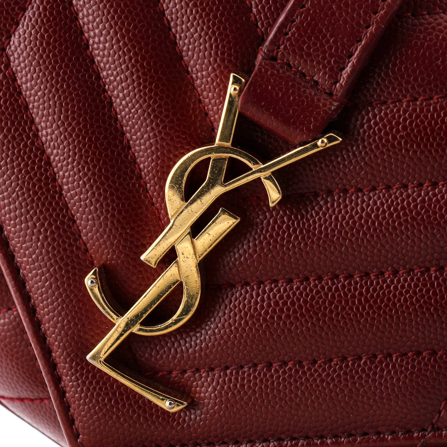 Classic Monogram Envelope Satchel Mixed Matelasse Leather Small - Image 6
