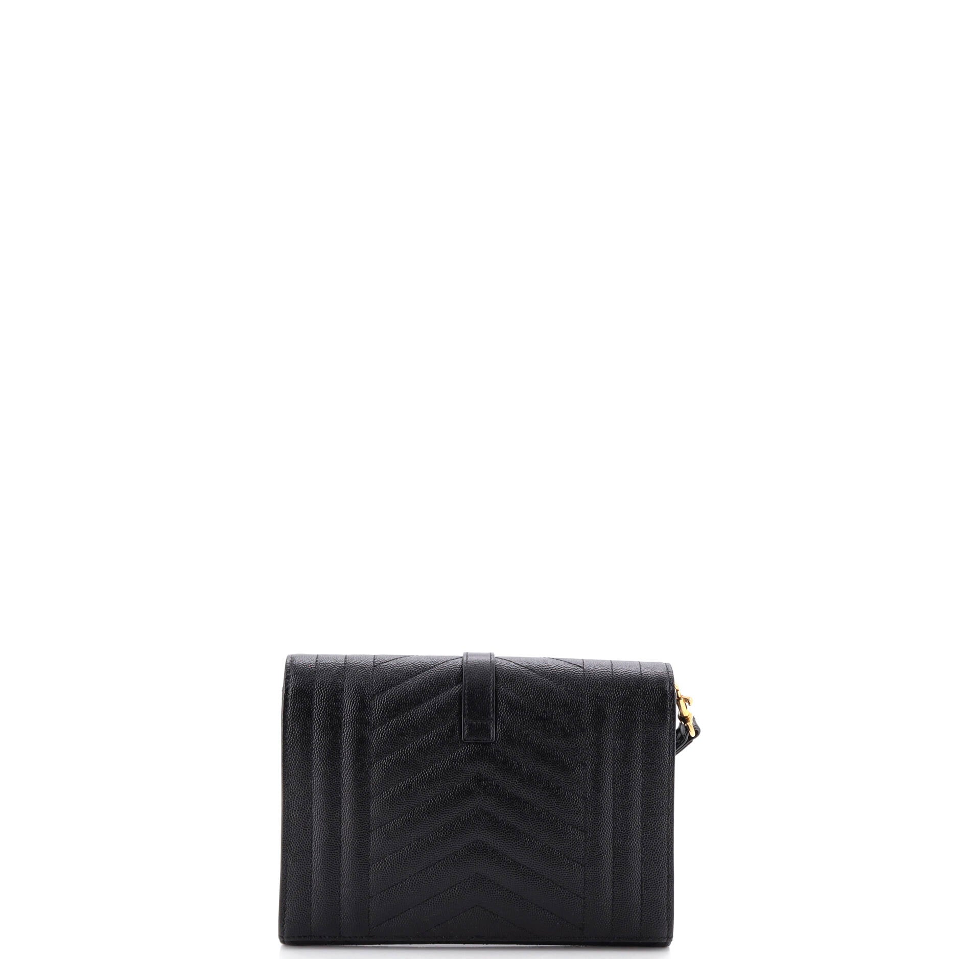 Classic Monogram Envelope Wristlet Clutch Mixed Matelasse Leather - Image 3