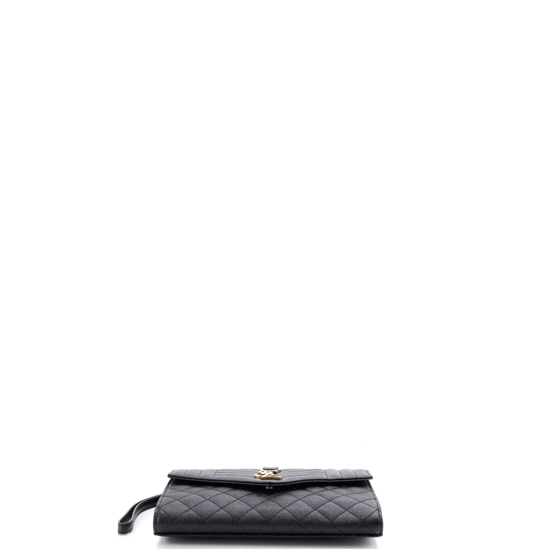 Classic Monogram Envelope Wristlet Clutch Mixed Matelasse Leather - Image 4
