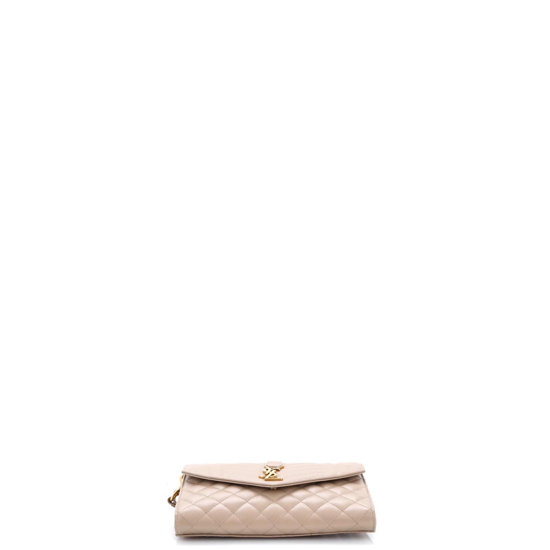 Classic Monogram Envelope Wristlet Clutch Mixed Matelasse Leather - Image 4
