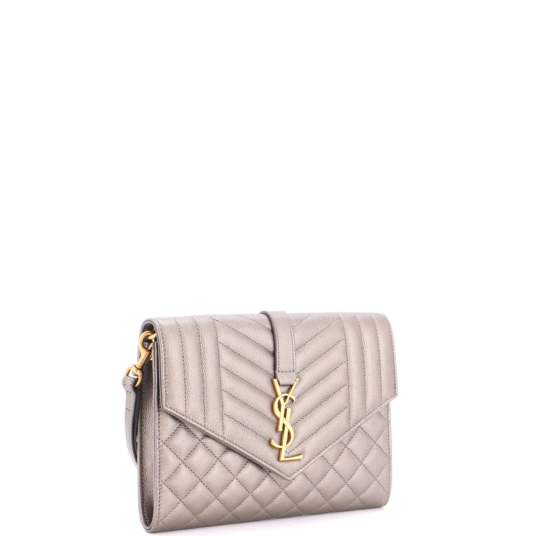 Classic Monogram Envelope Wristlet Clutch Mixed Matelasse Leather - Image 2