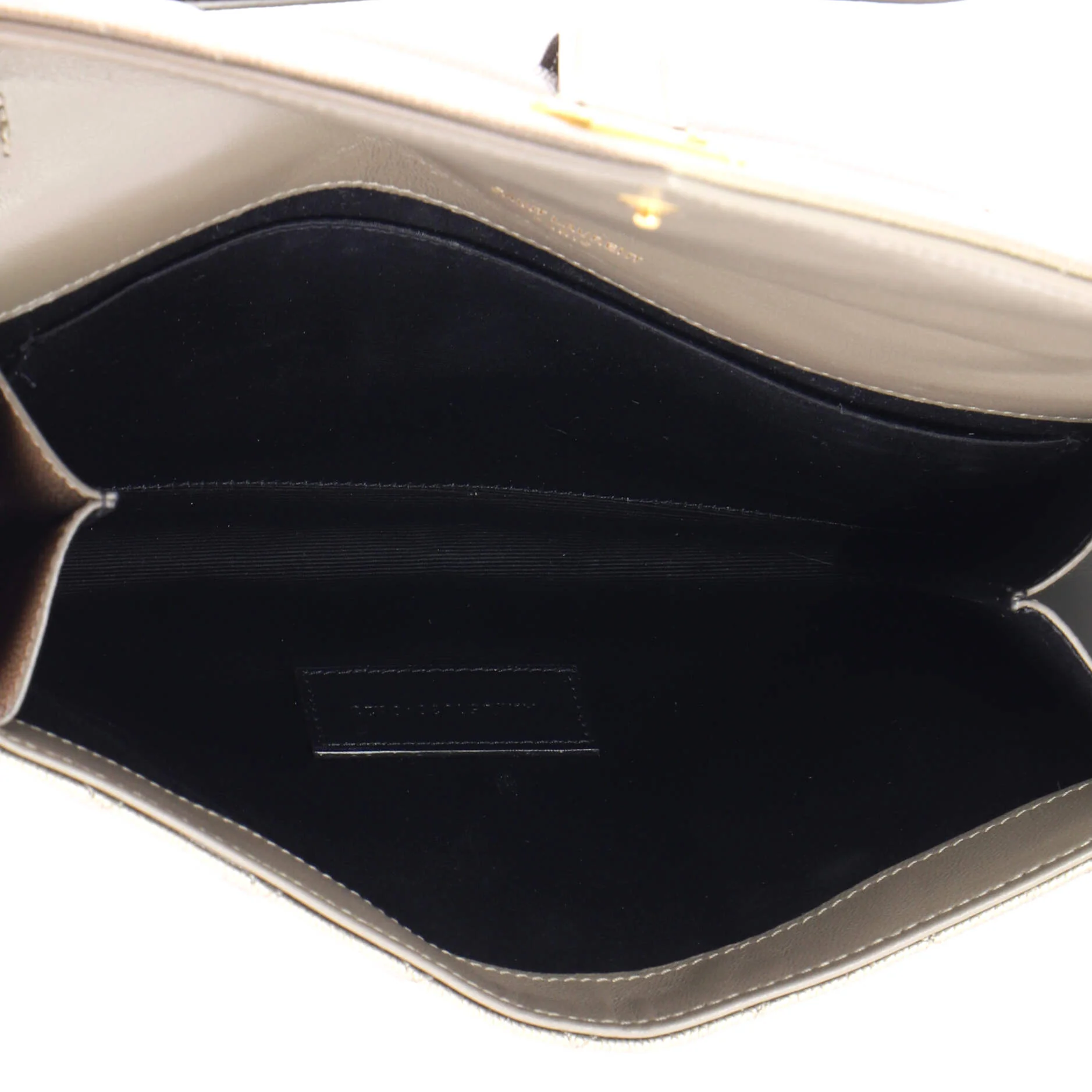 Classic Monogram Envelope Wristlet Clutch Mixed Matelasse Leather - Image 5