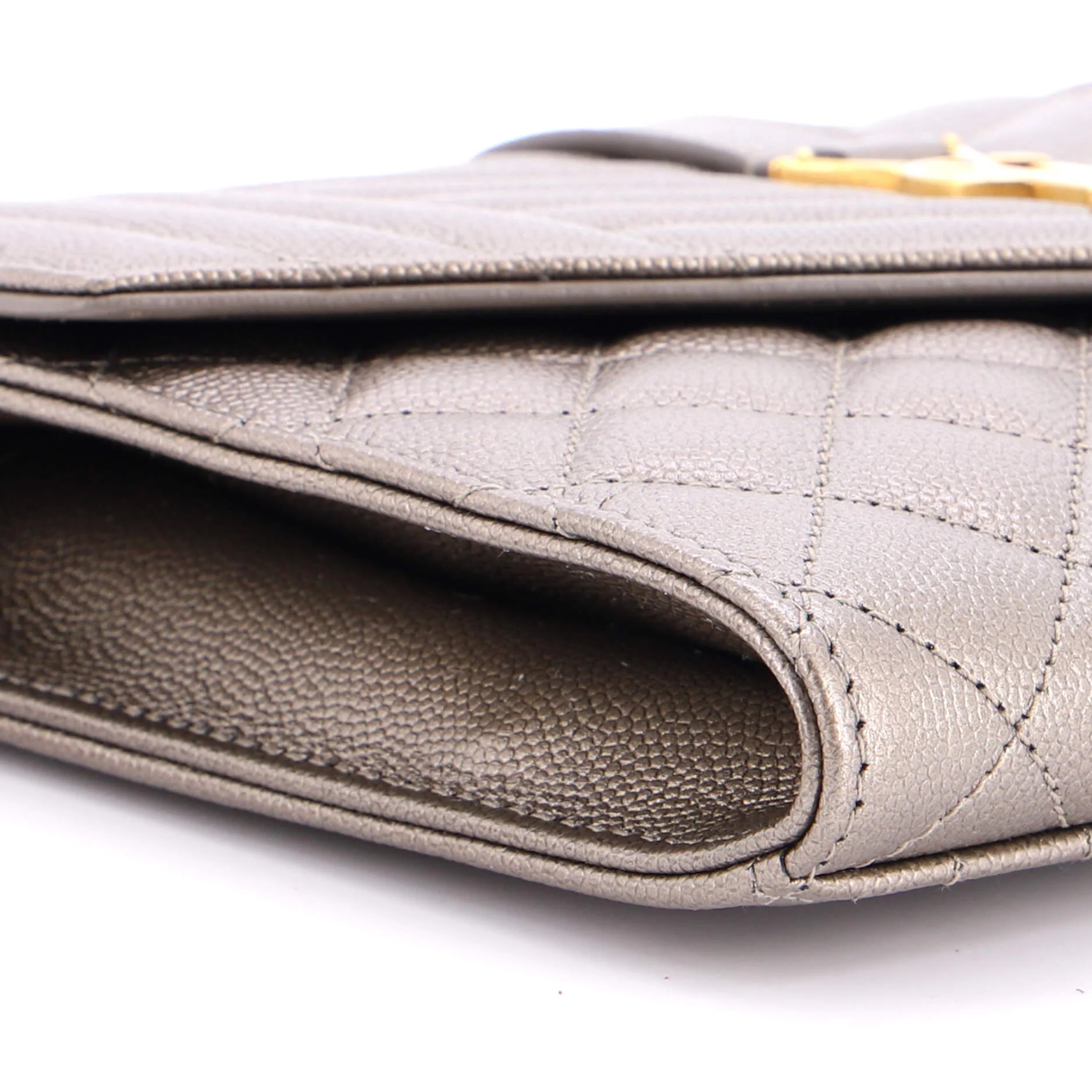 Classic Monogram Envelope Wristlet Clutch Mixed Matelasse Leather - Image 6