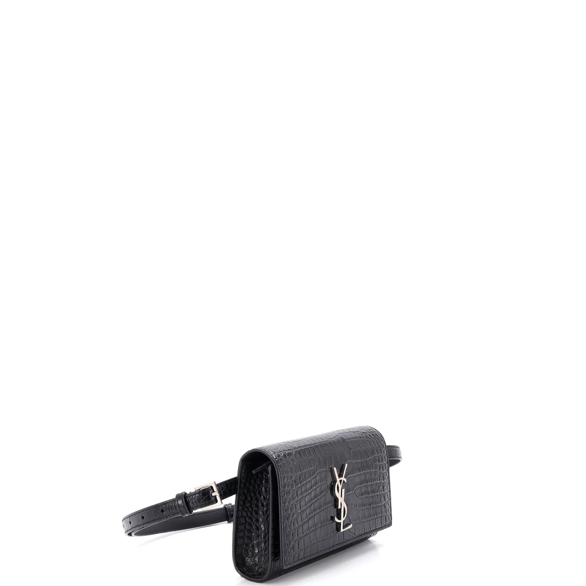 Classic Monogram Kate Belt Bag Crocodile Embossed Leather - Image 2