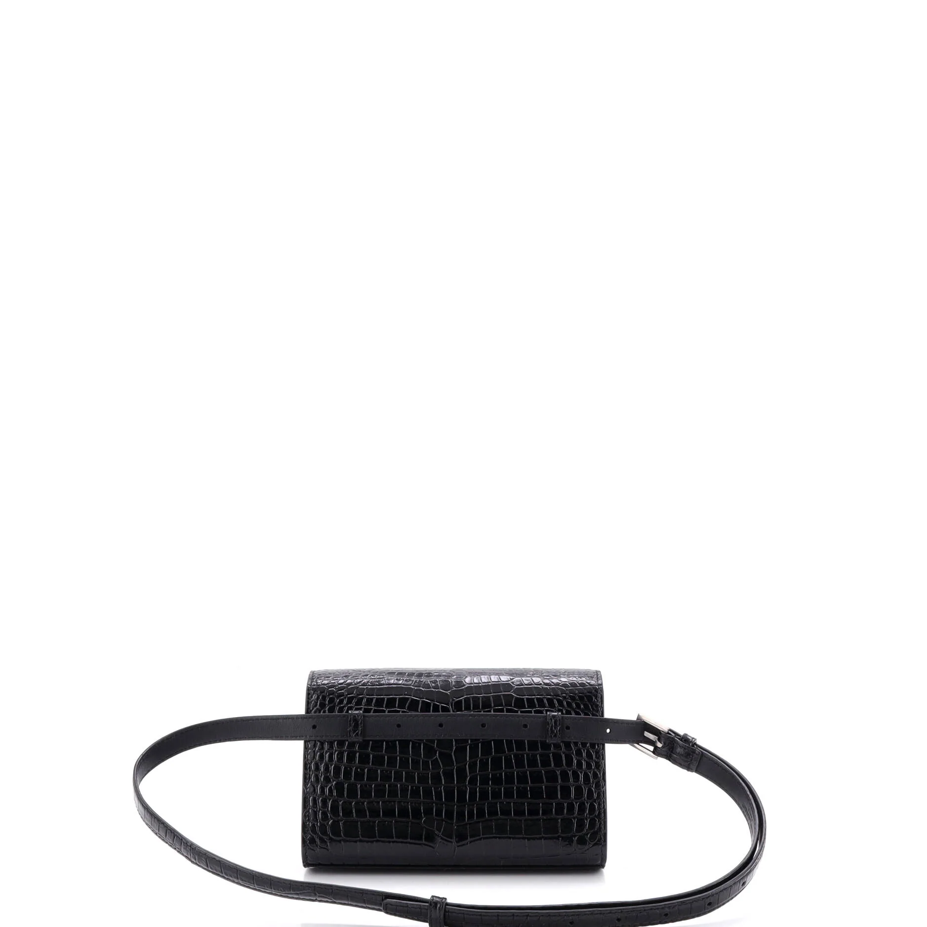 Classic Monogram Kate Belt Bag Crocodile Embossed Leather - Image 3