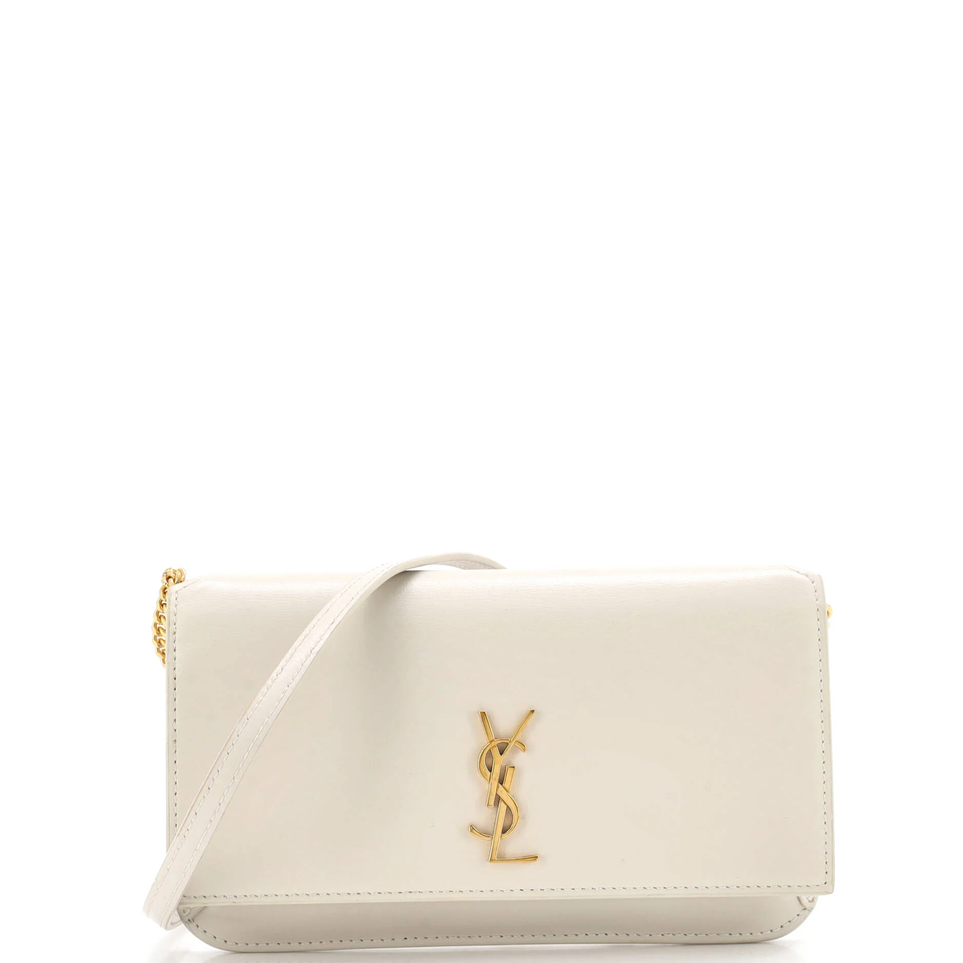 Classic Monogram Phone Holder Shoulder Bag Leather