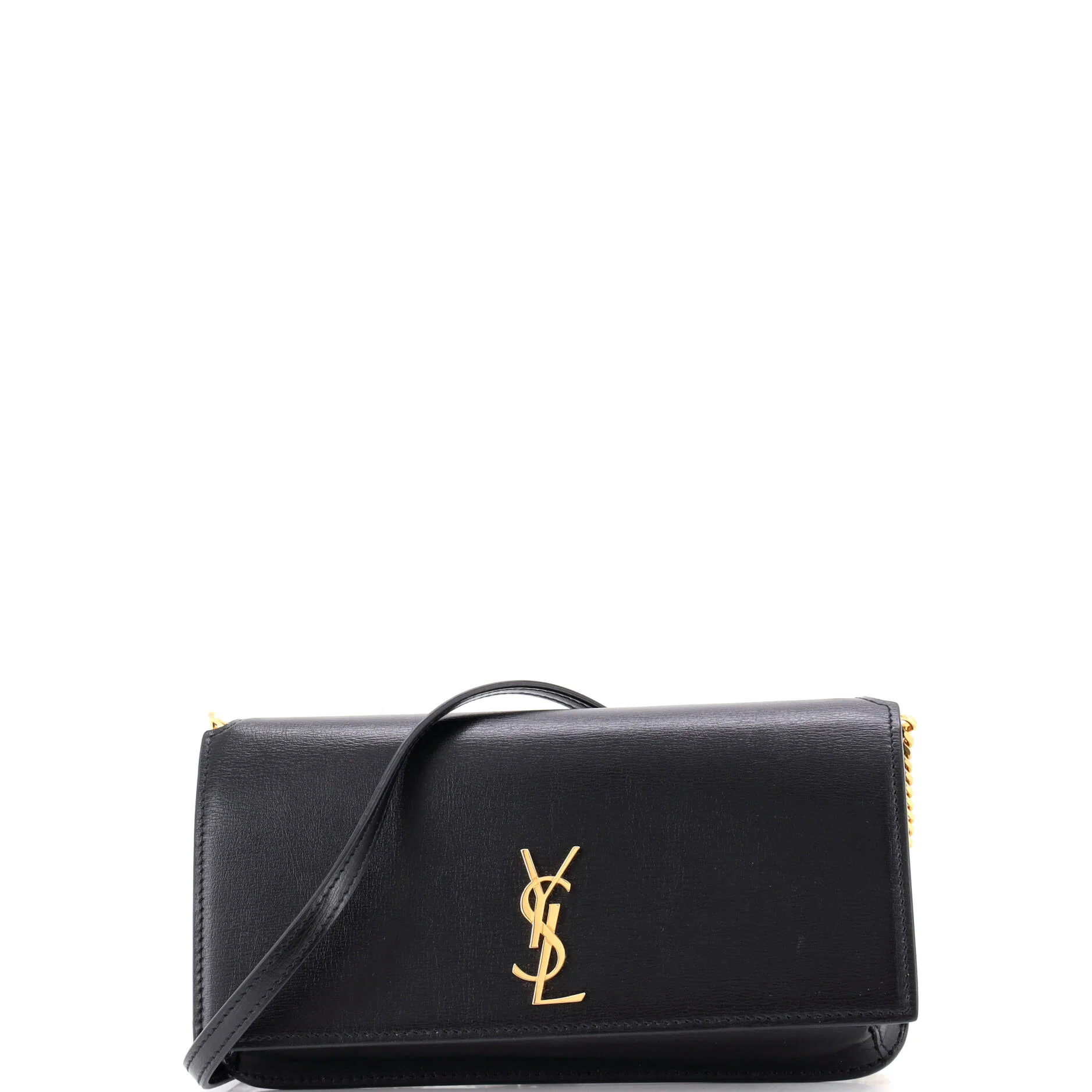 Classic Monogram Phone Holder Shoulder Bag Leather