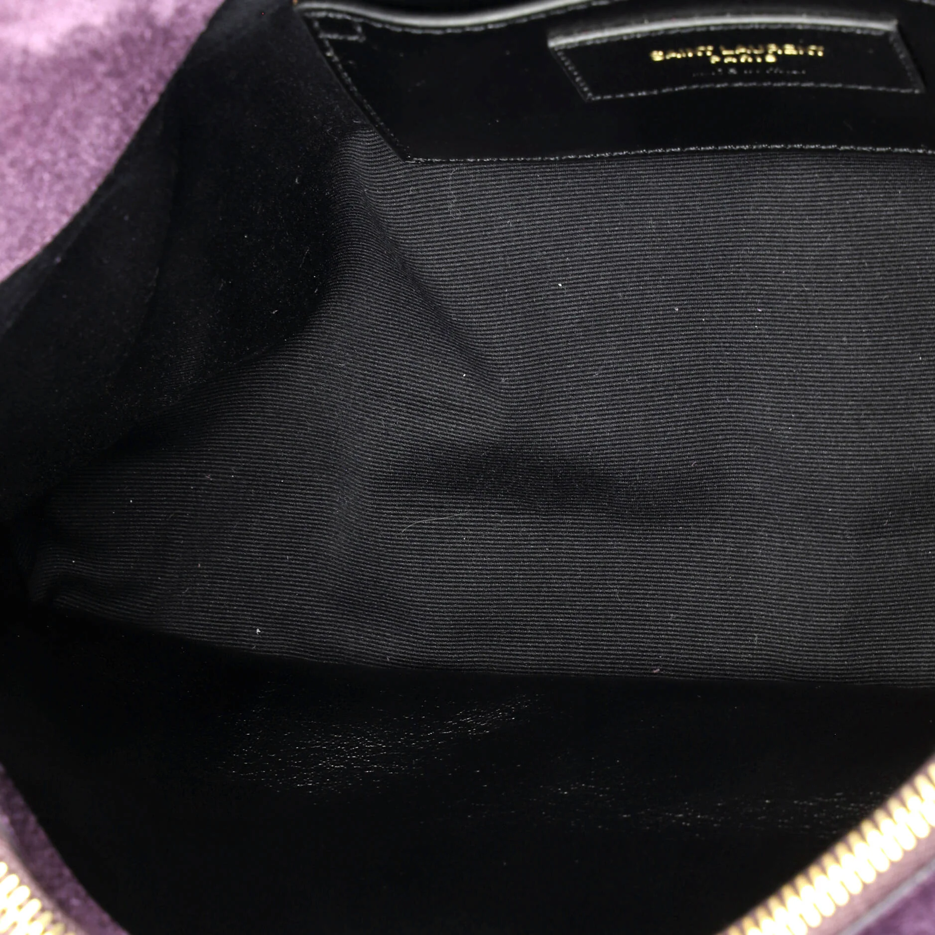 Classic Monogram Slouchy Envelope Satchel Quilted Suede Large - Image 5