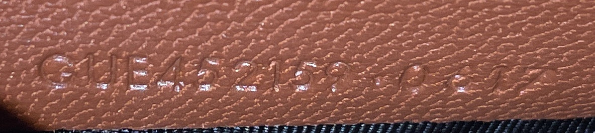 Classic Monogram Tassel Chain Wallet Crocodile Embossed Leather - Image 7
