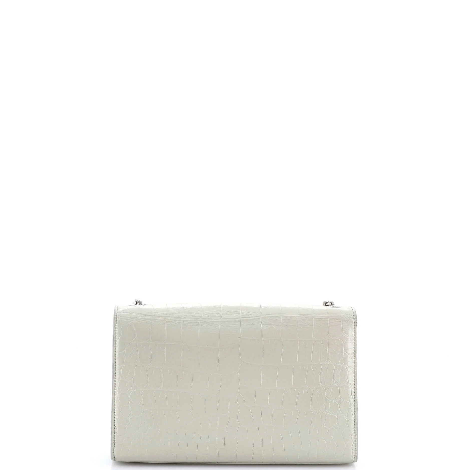 Classic Monogram Tassel Crossbody Bag Crocodile Embossed Leather Medium - Image 3
