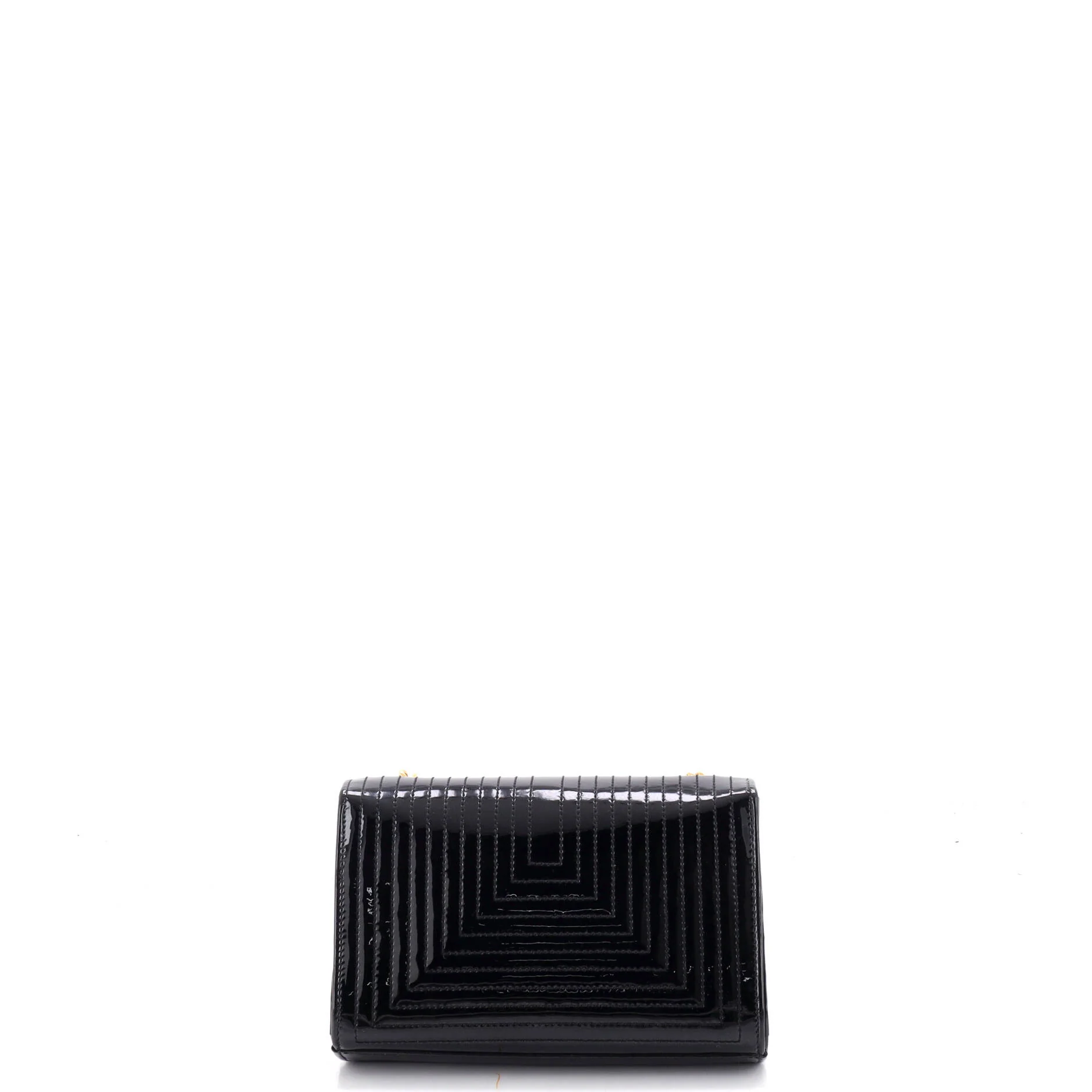 Classic Monogram Tassel Crossbody Bag Quilted Patent Small - Image 3
