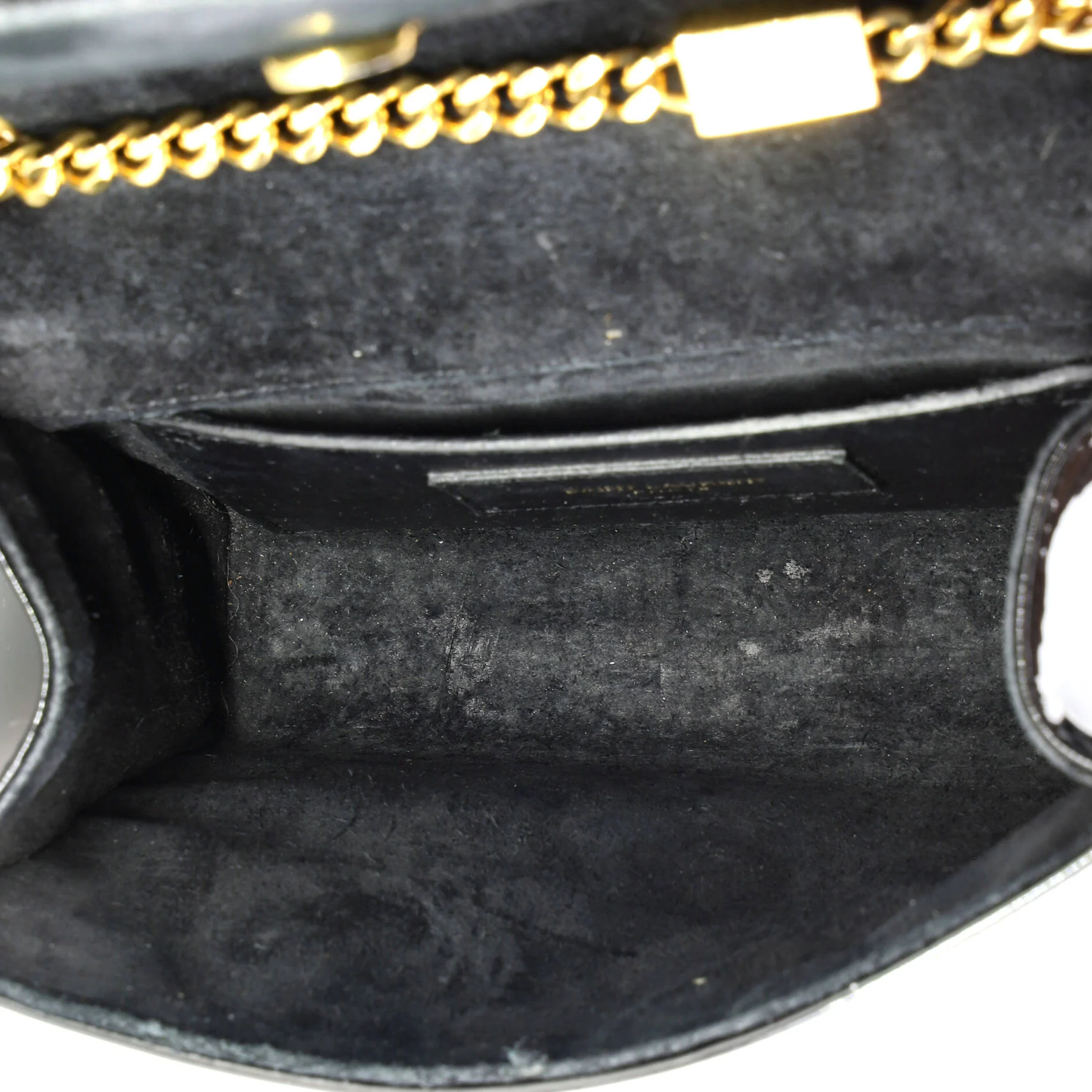 Classic Monogram Tassel Crossbody Bag Quilted Patent Small - Image 5