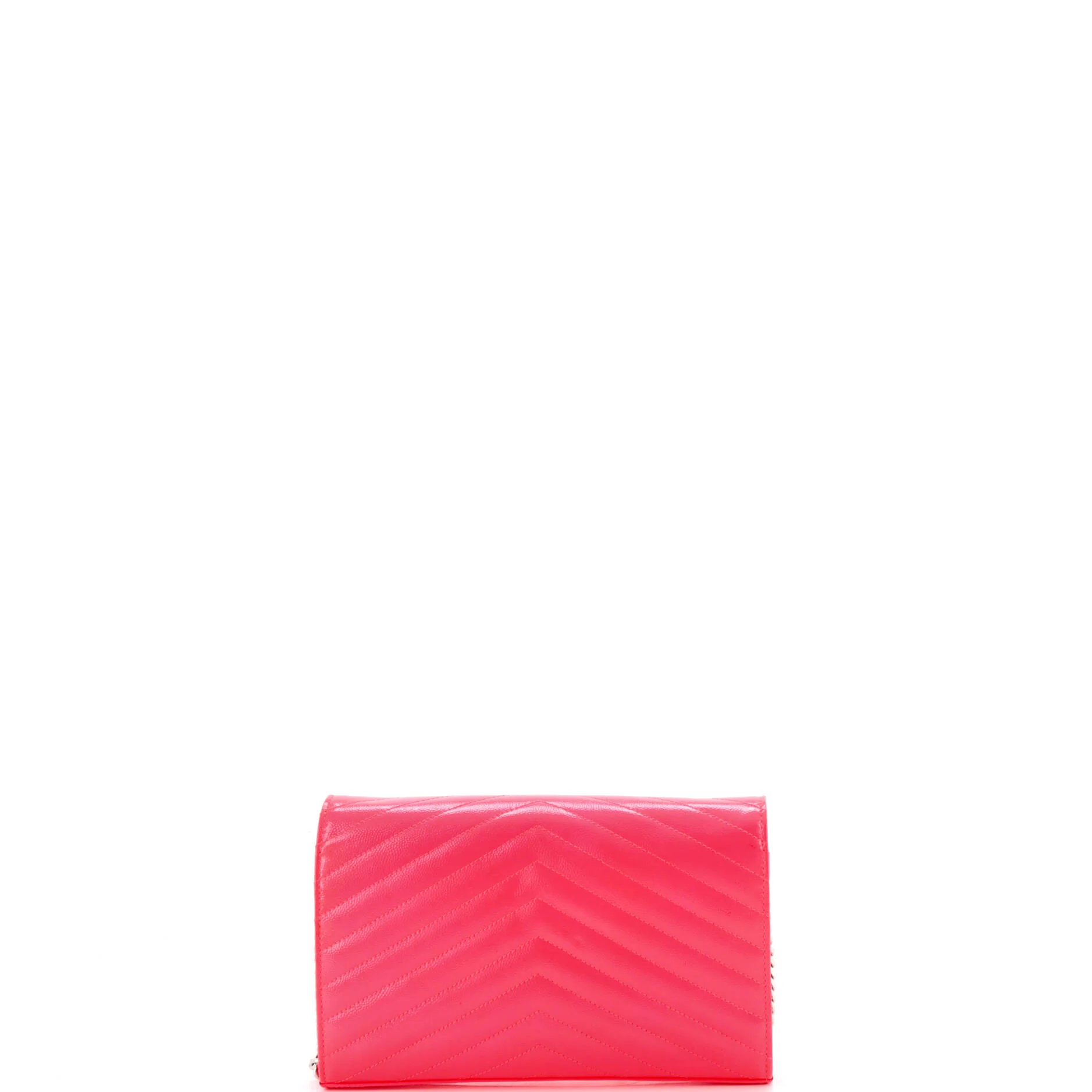 Classic Monogram Wallet on Chain Matelasse Chevron Grainy Patent Medium - Image 3
