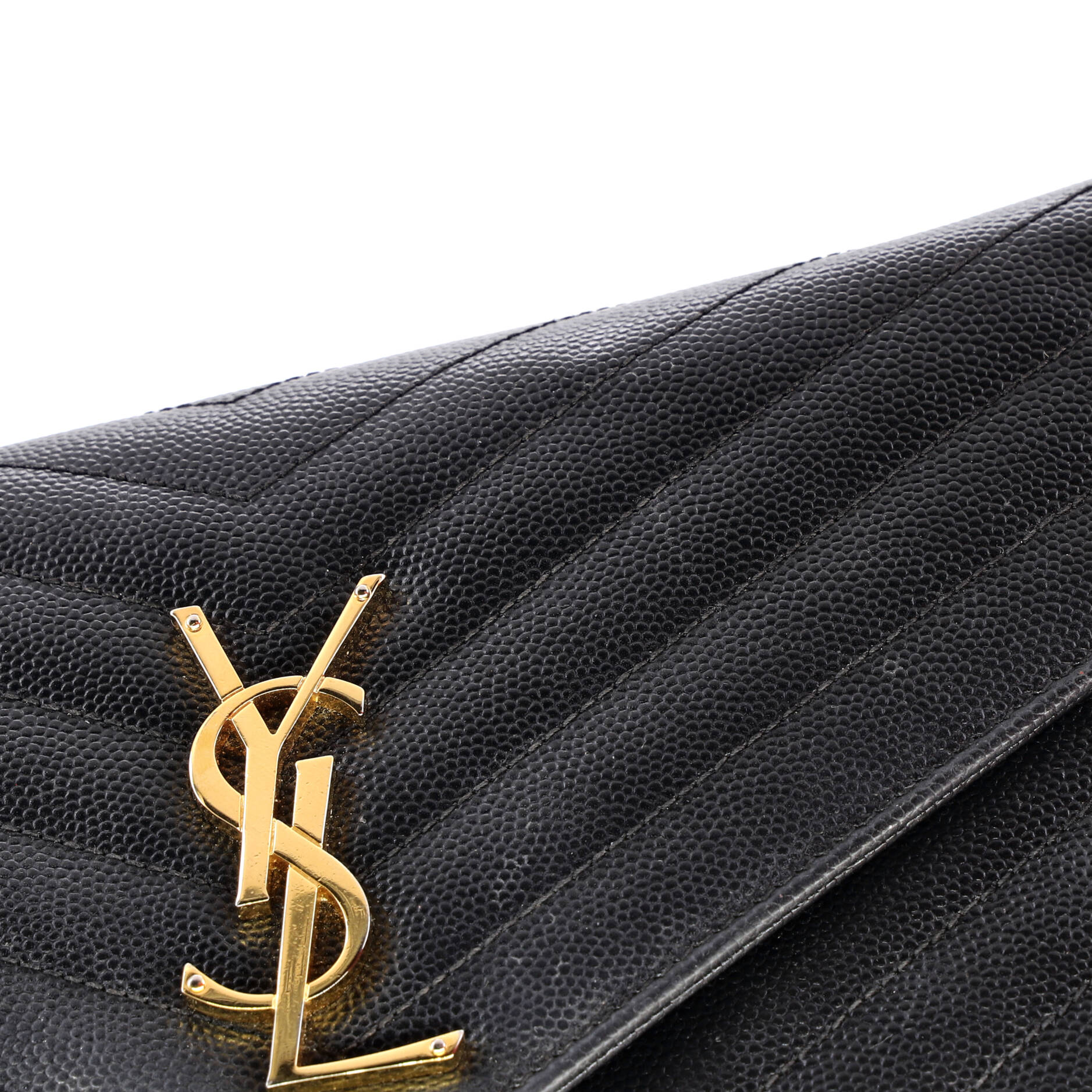 Classic Monogram Wallet on Chain Matelasse Chevron Leather Medium - Image 6