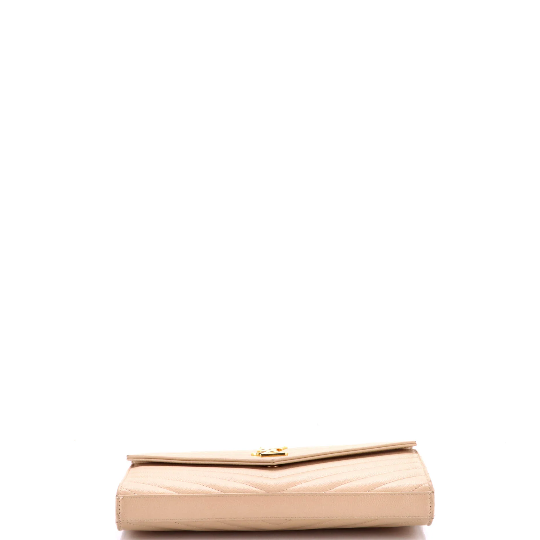 Classic Monogram Wallet on Chain Matelasse Chevron Leather Medium - Image 4