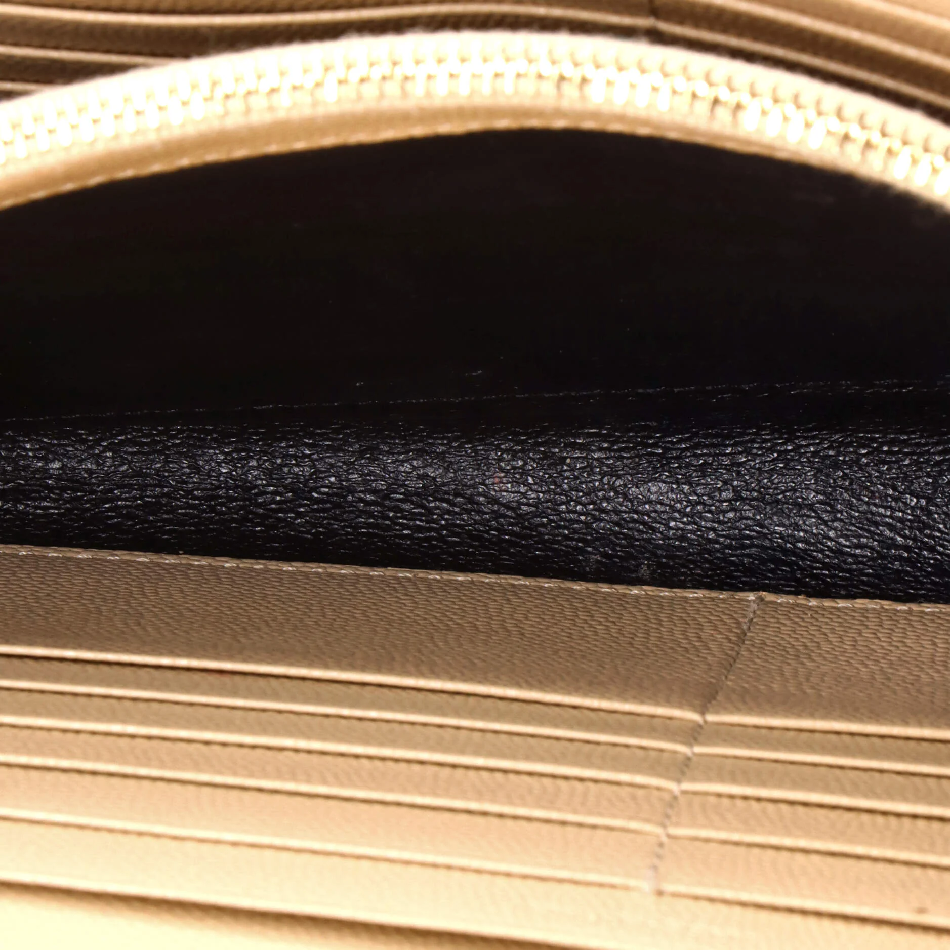 Classic Monogram Wallet on Chain Matelasse Chevron Leather Medium - Image 5