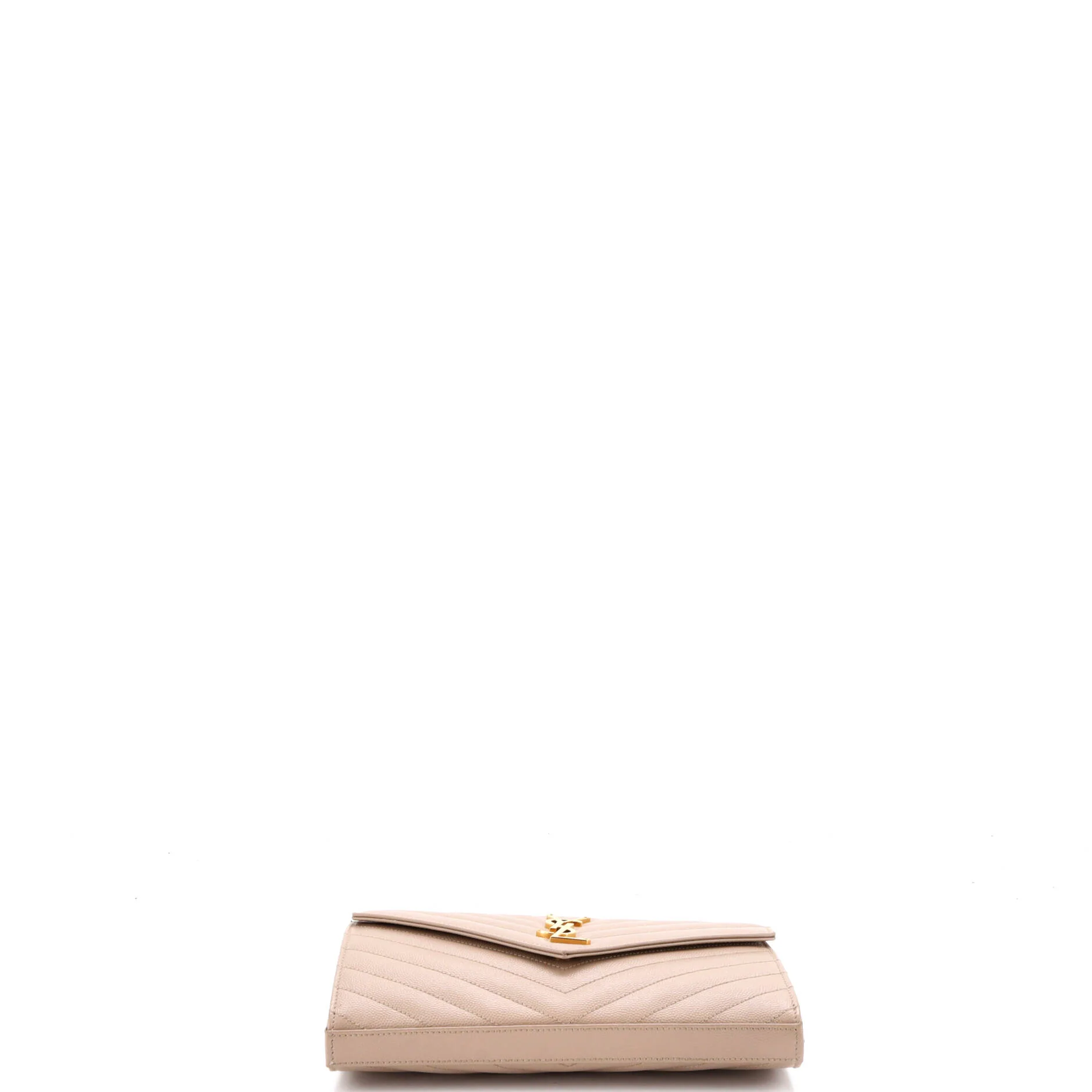 Classic Monogram Wallet on Chain Matelasse Chevron Leather Medium - Image 4