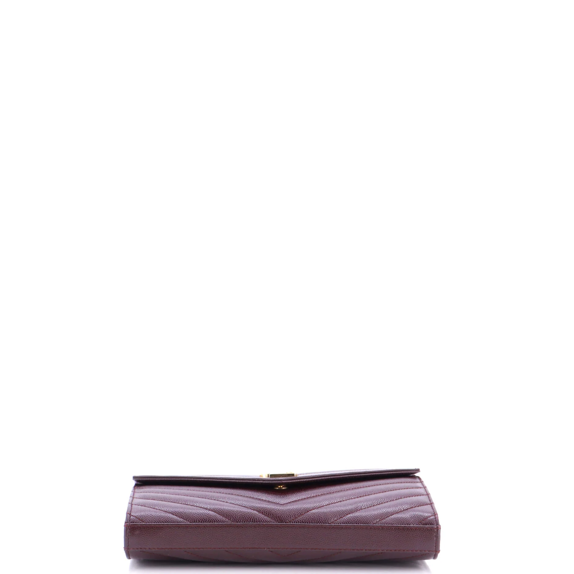 Classic Monogram Wallet on Chain Matelasse Chevron Leather Medium - Image 4
