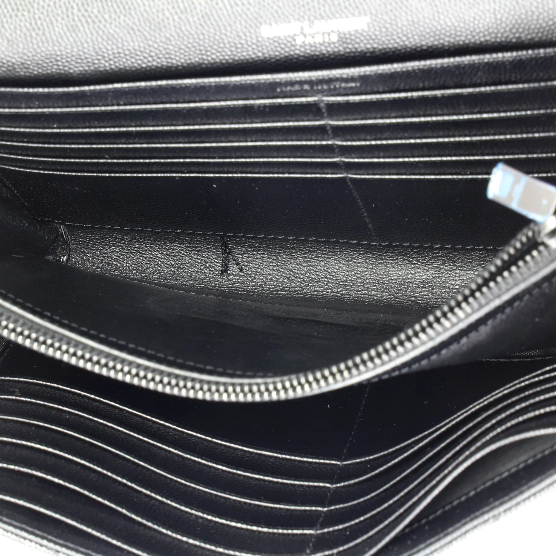 Classic Monogram Wallet on Chain Matelasse Chevron Leather Medium - Image 5