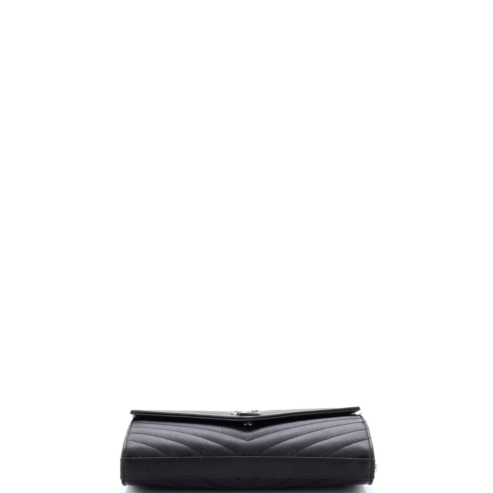 Classic Monogram Wallet on Chain Matelasse Chevron Leather Medium - Image 4