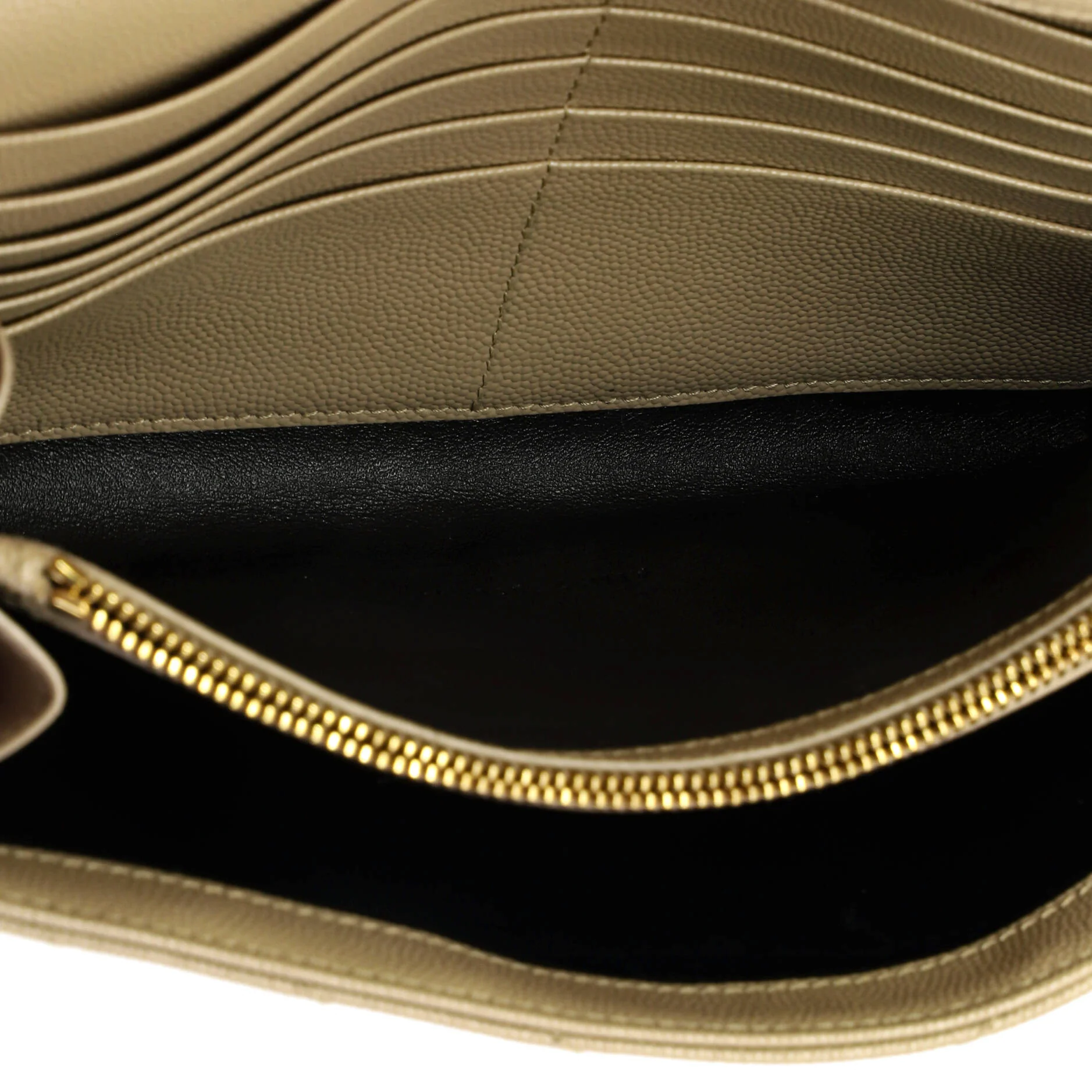 Classic Monogram Wallet on Chain Matelasse Chevron Leather Medium - Image 5