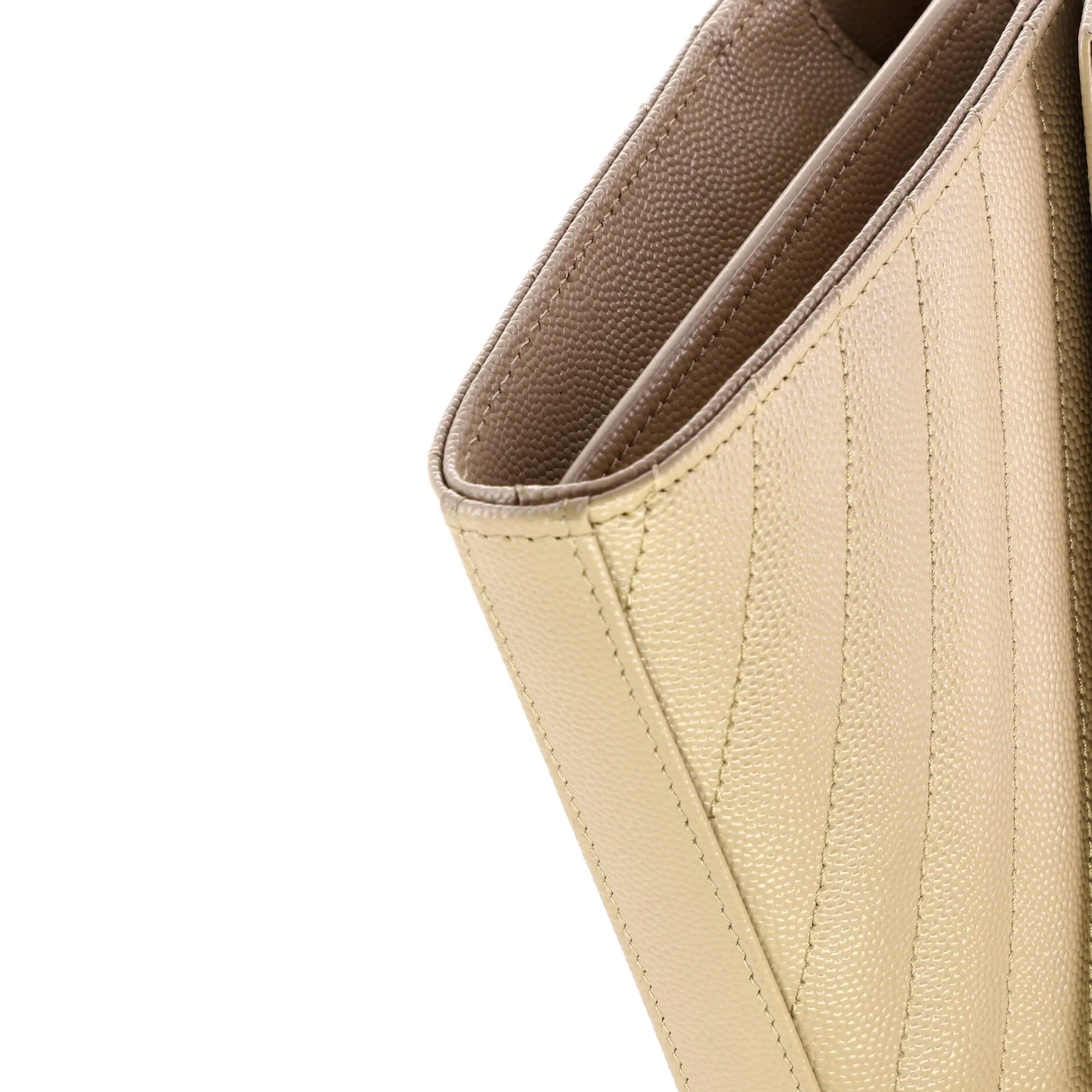 Classic Monogram Wallet on Chain Matelasse Chevron Leather Medium - Image 6