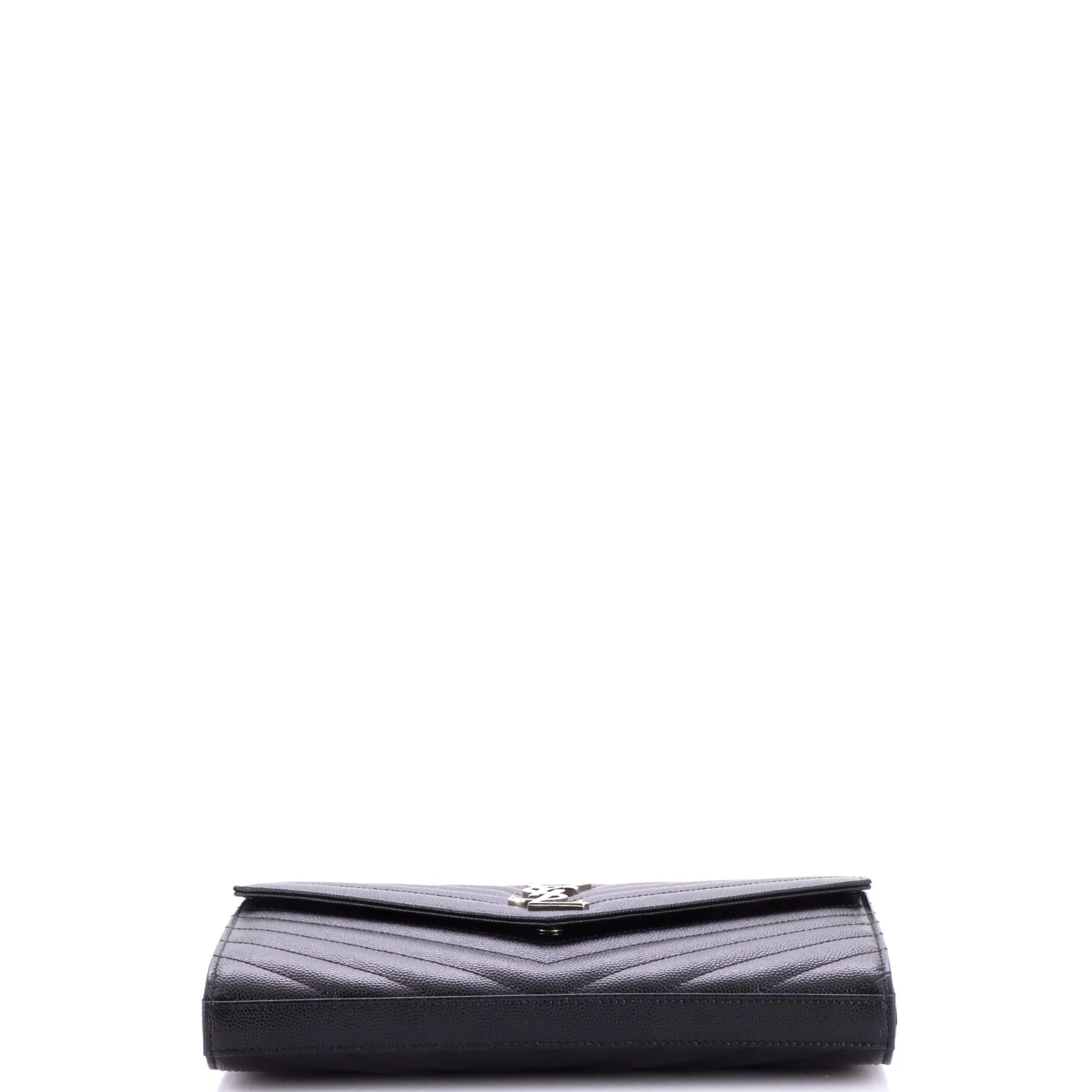Classic Monogram Wallet on Chain Matelasse Chevron Leather Medium - Image 4