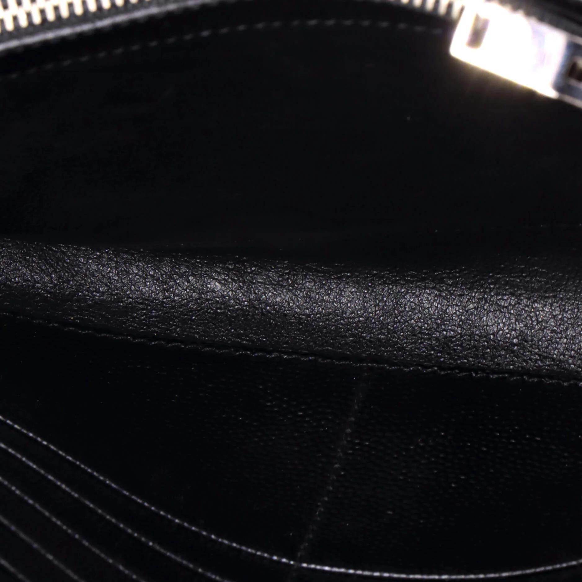 Classic Monogram Wallet on Chain Matelasse Chevron Leather Medium - Image 5