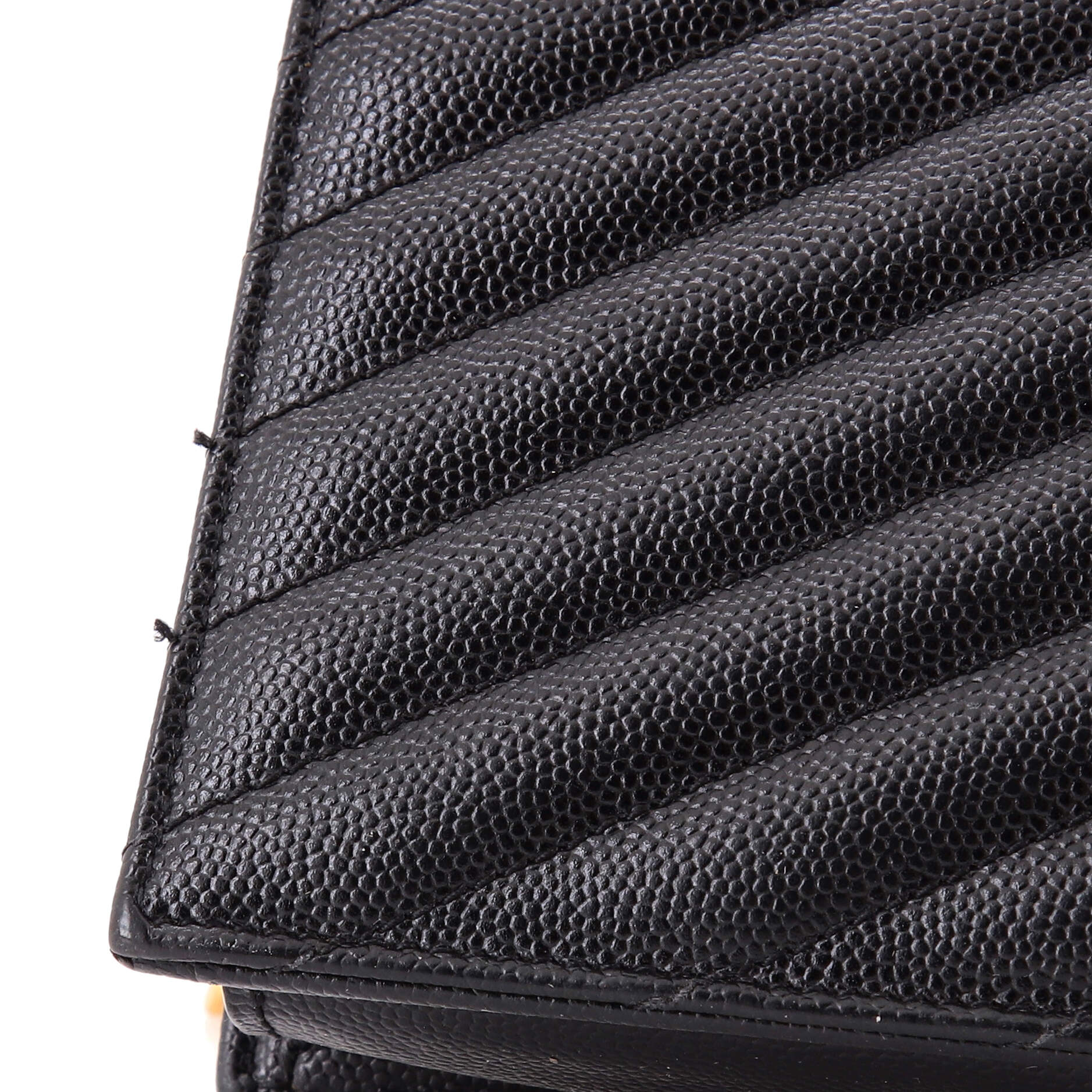 Classic Monogram Wallet on Chain Matelasse Chevron Leather Small - Image 6