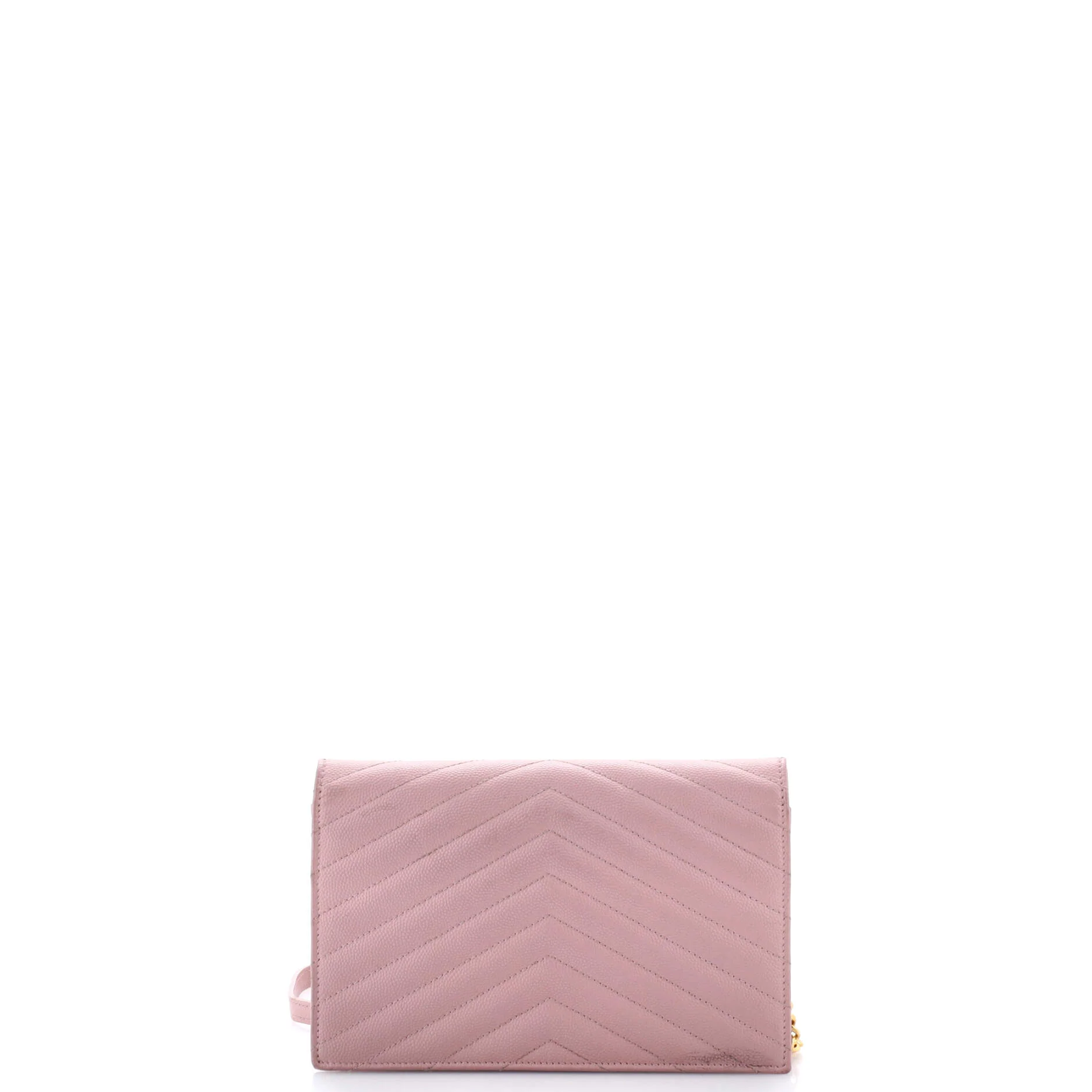 Classic Monogram Wallet on Chain Matelasse Chevron Leather Small - Image 3
