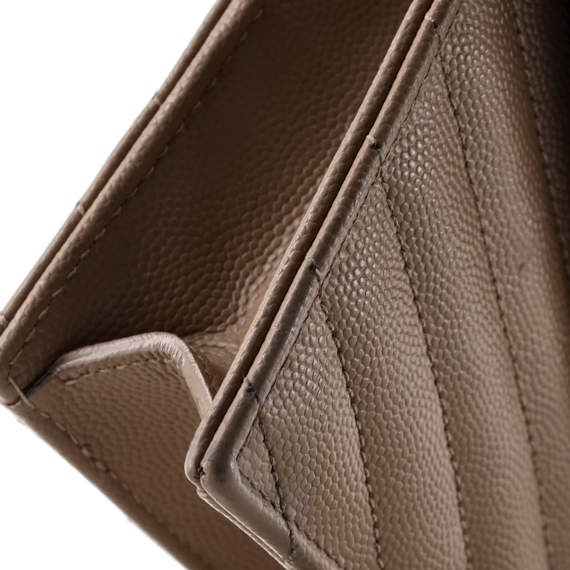 Classic Monogram Wallet on Chain Matelasse Chevron Leather Small - Image 6