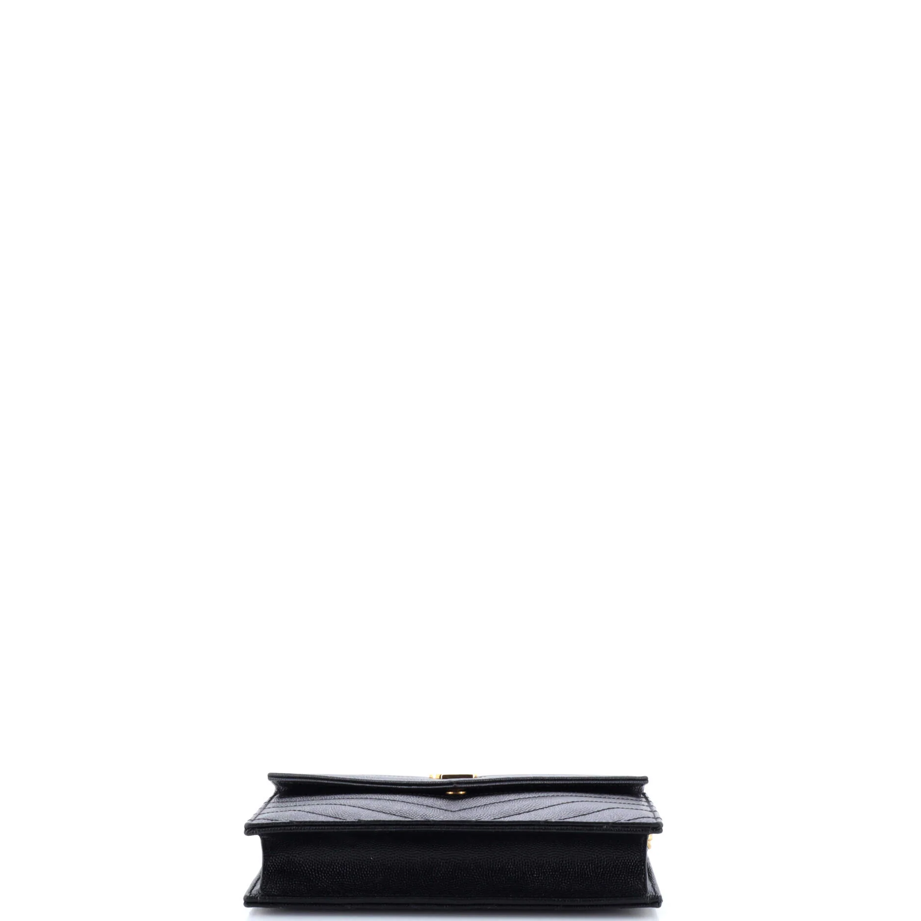 Classic Monogram Wallet on Chain Matelasse Chevron Leather Small - Image 4