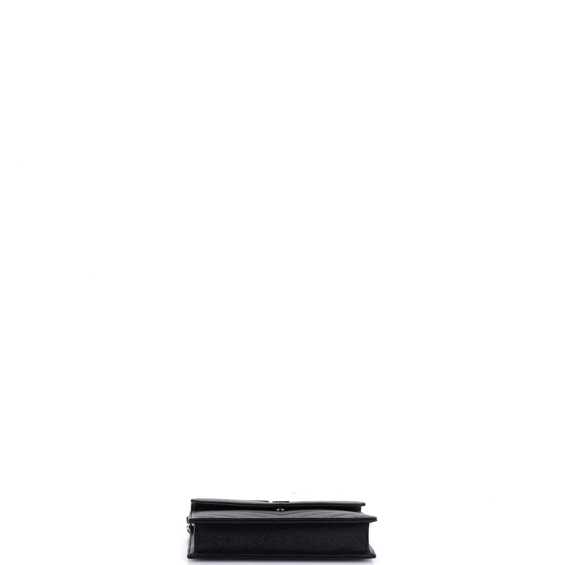 Classic Monogram Wallet on Chain Matelasse Chevron Leather Small - Image 4