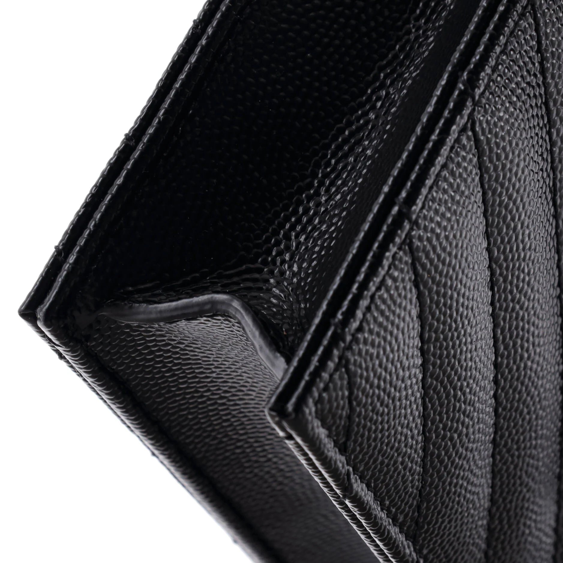 Classic Monogram Wallet on Chain Matelasse Chevron Leather Small - Image 6