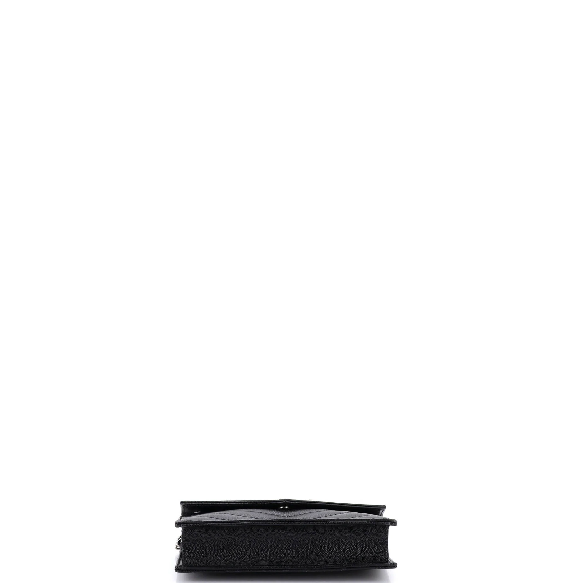 Classic Monogram Wallet on Chain Matelasse Chevron Leather Small - Image 4