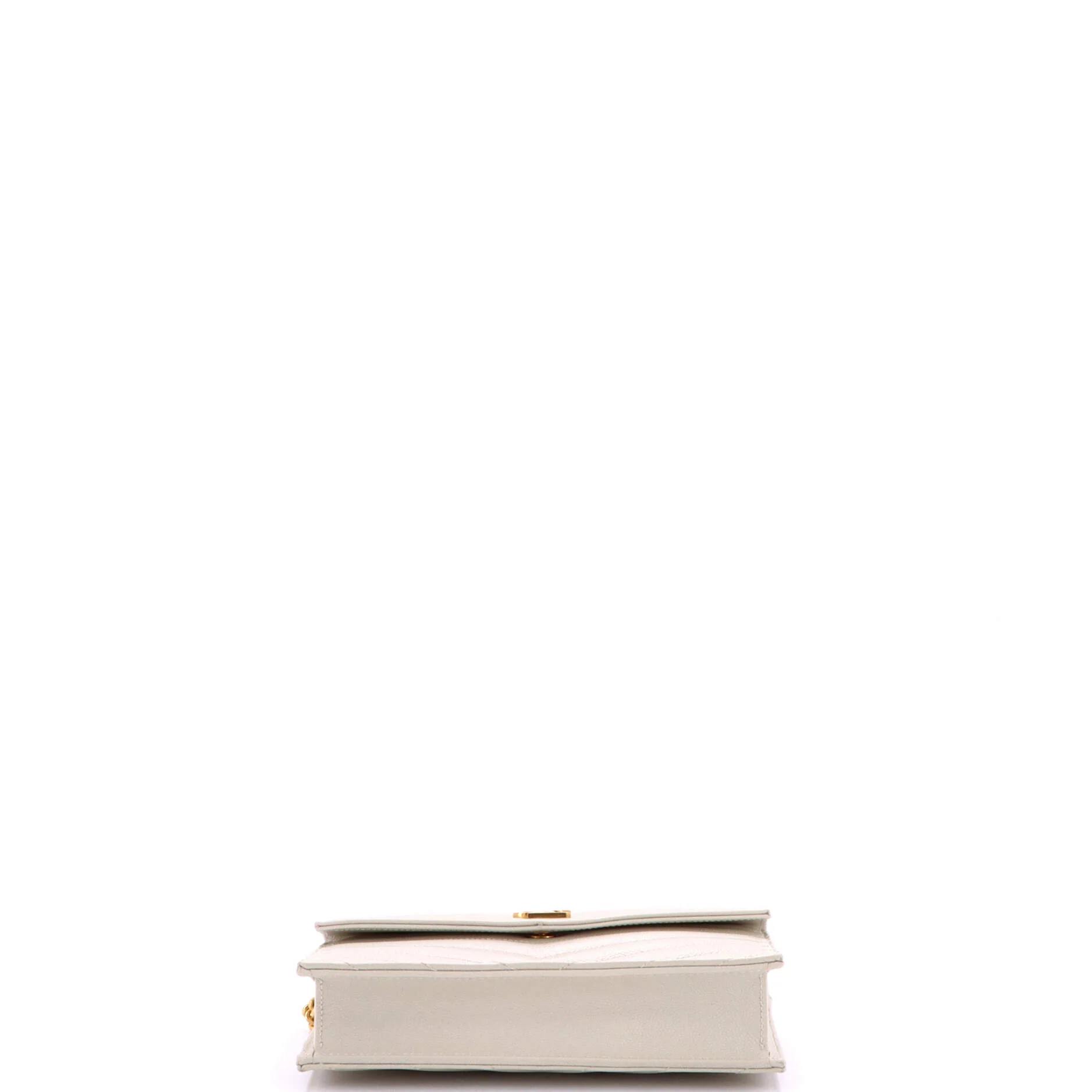 Classic Monogram Wallet on Chain Matelasse Chevron Leather Small - Image 4
