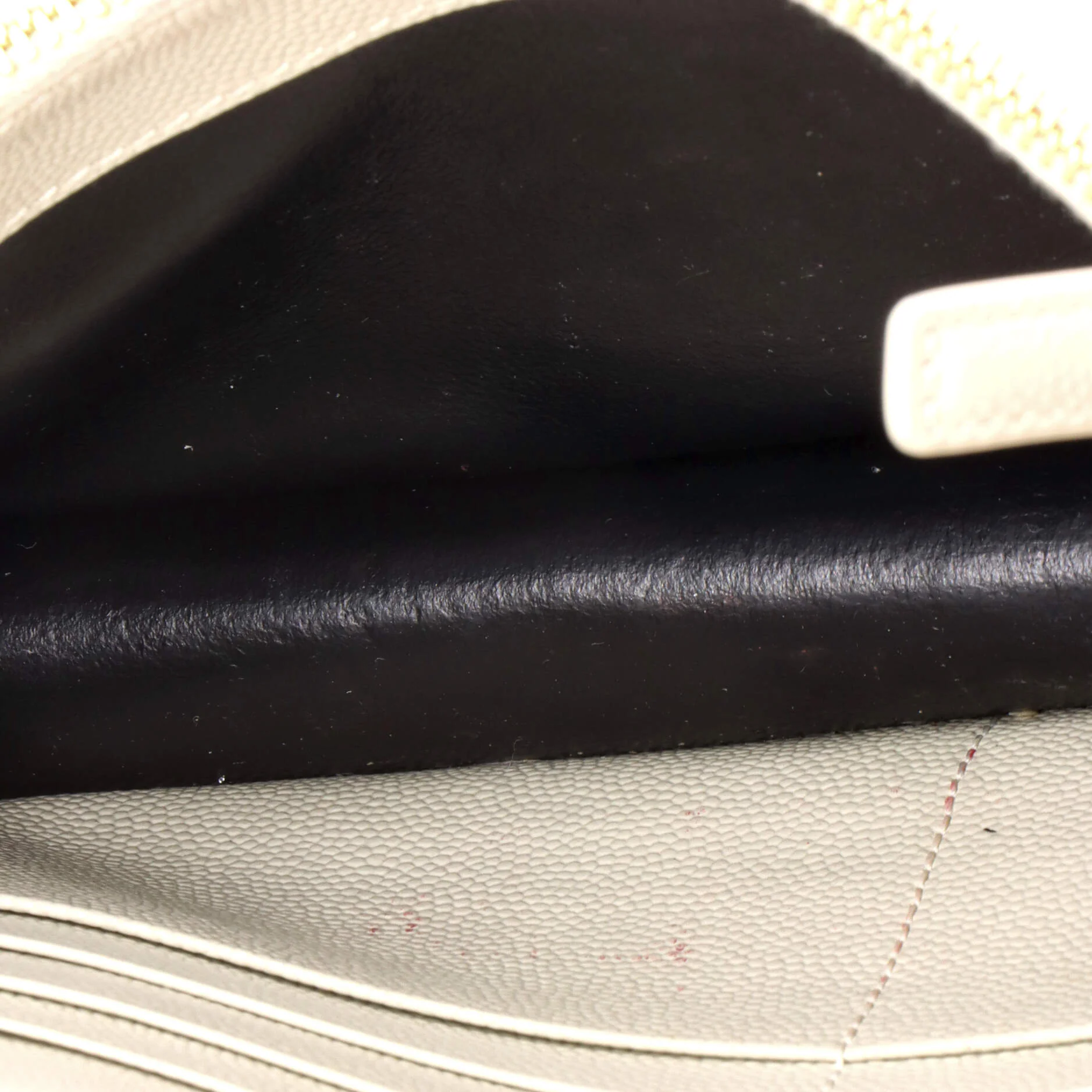 Classic Monogram Wallet on Chain Matelasse Chevron Leather Small - Image 5