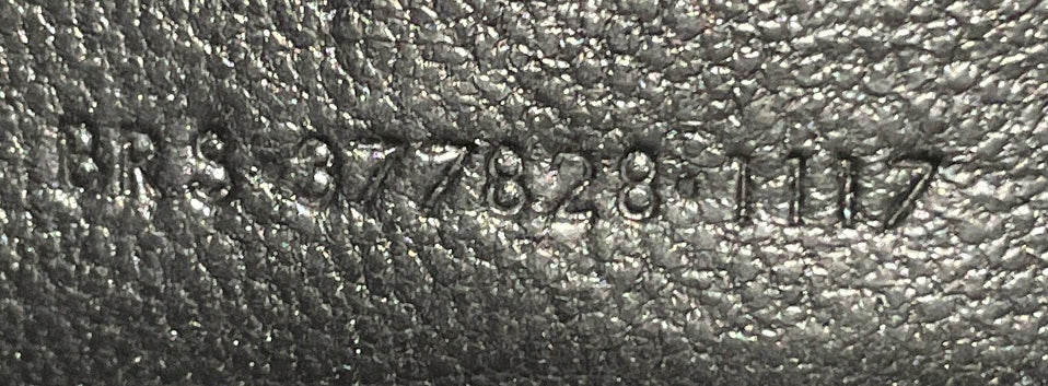 Classic Monogram Wallet on Chain Matelasse Chevron Metallic Leather Medium - Image 9