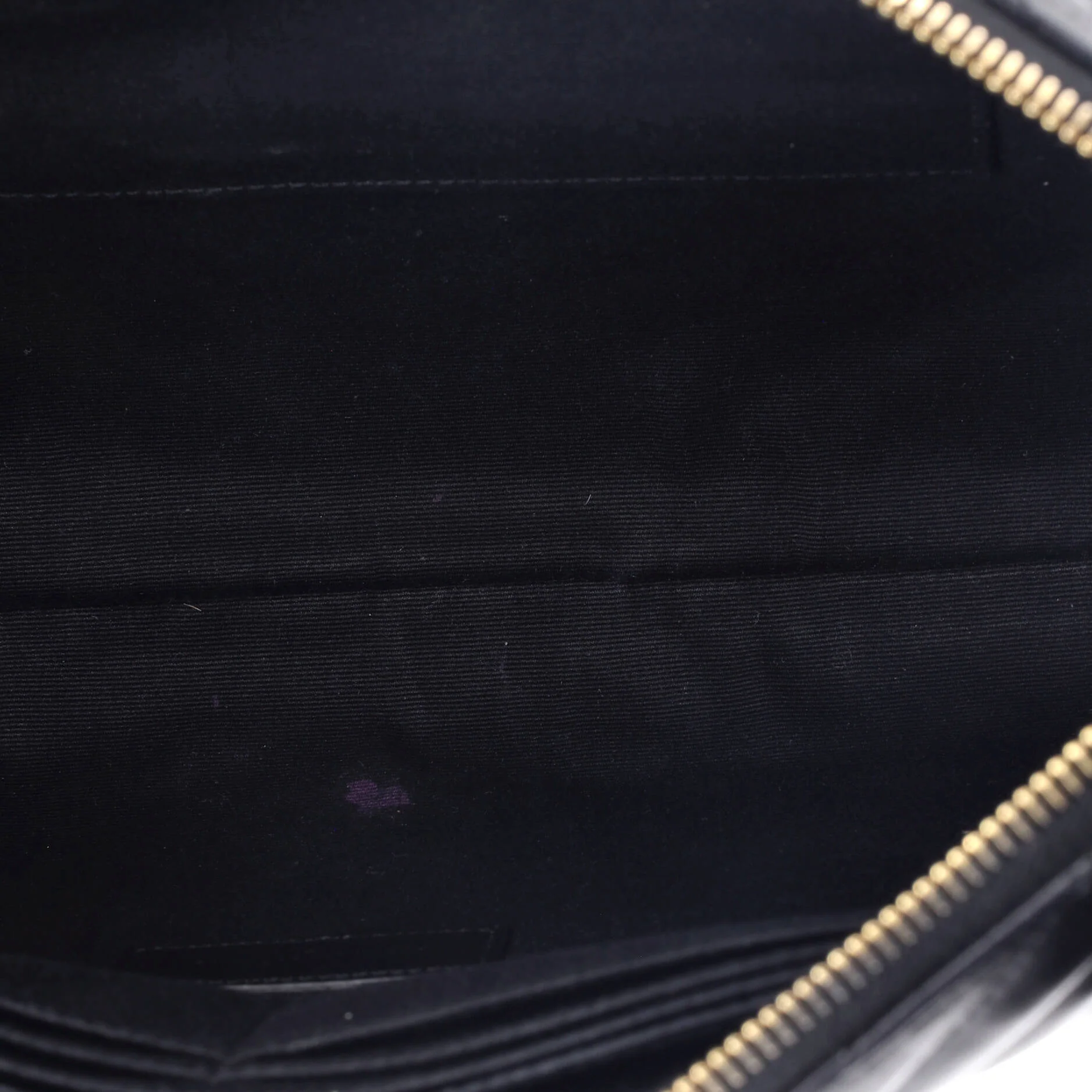 Classic Monogram Wristlet Pouch Matelasse Chevron Leather Large - Image 5