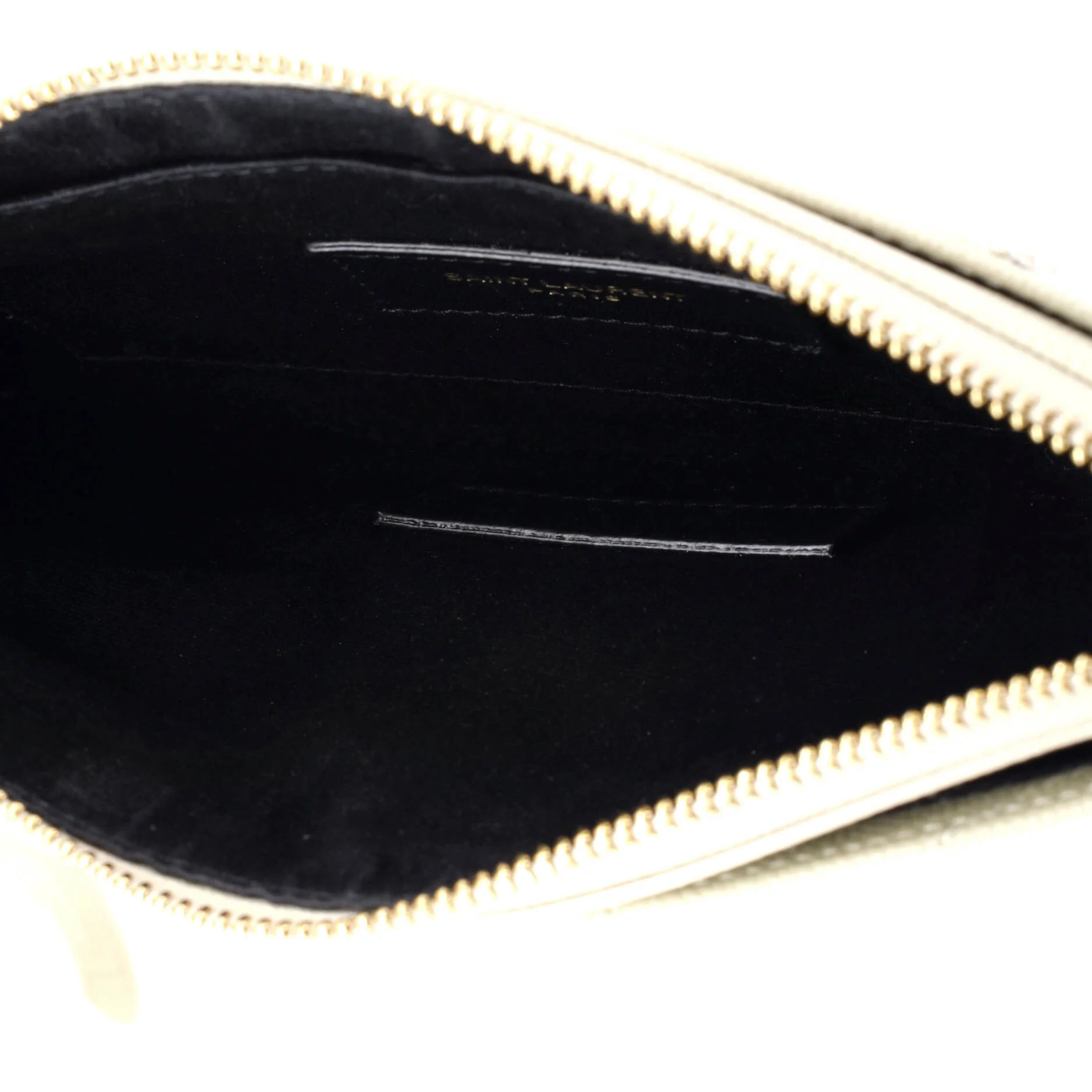 Classic Monogram Wristlet Pouch Matelasse Chevron Leather Small - Image 5