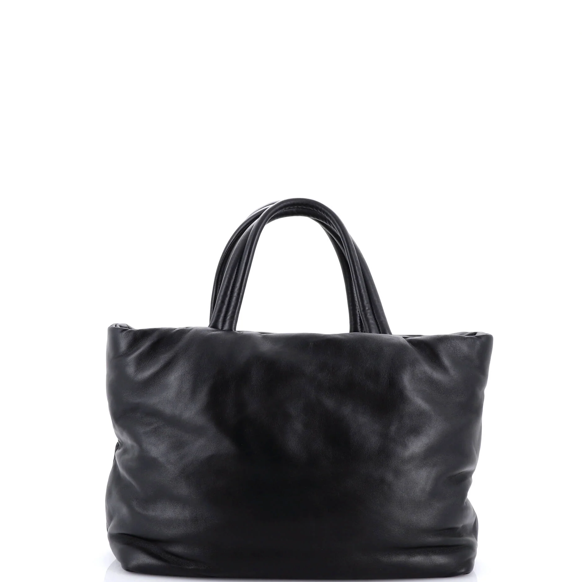 Debossed Logo Tote Padded Leather - Image 3