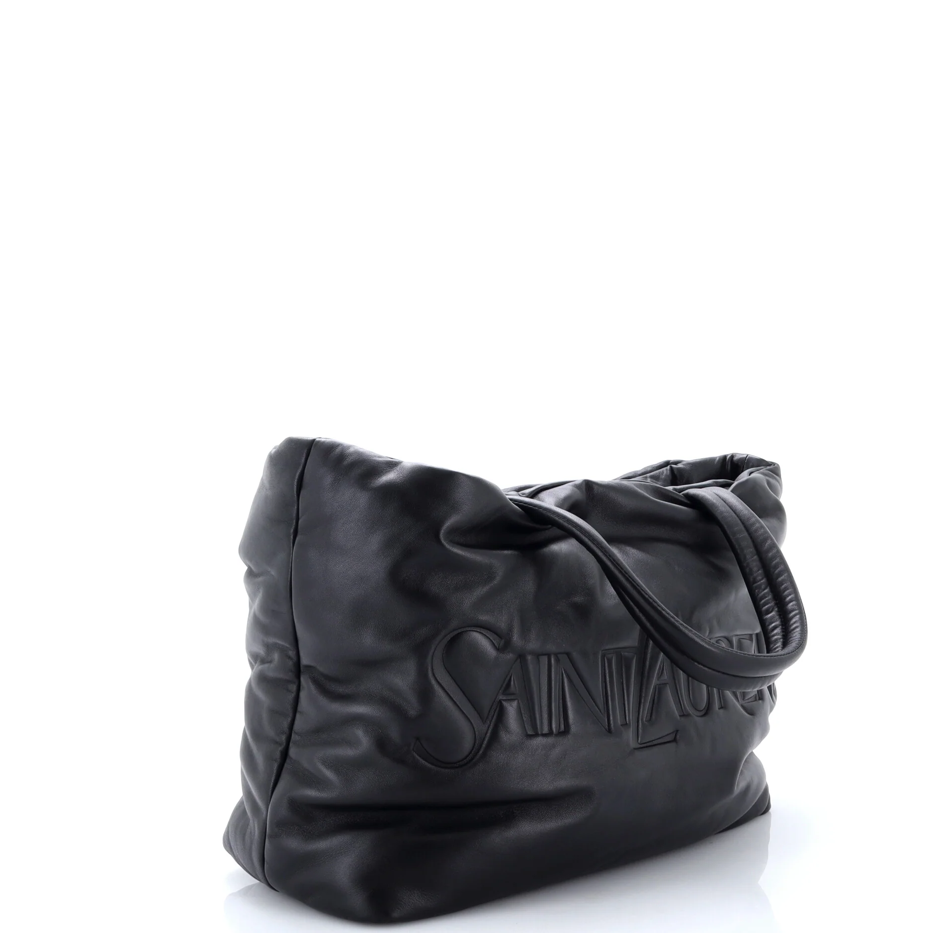 Debossed Logo Tote Padded Leather - Image 2