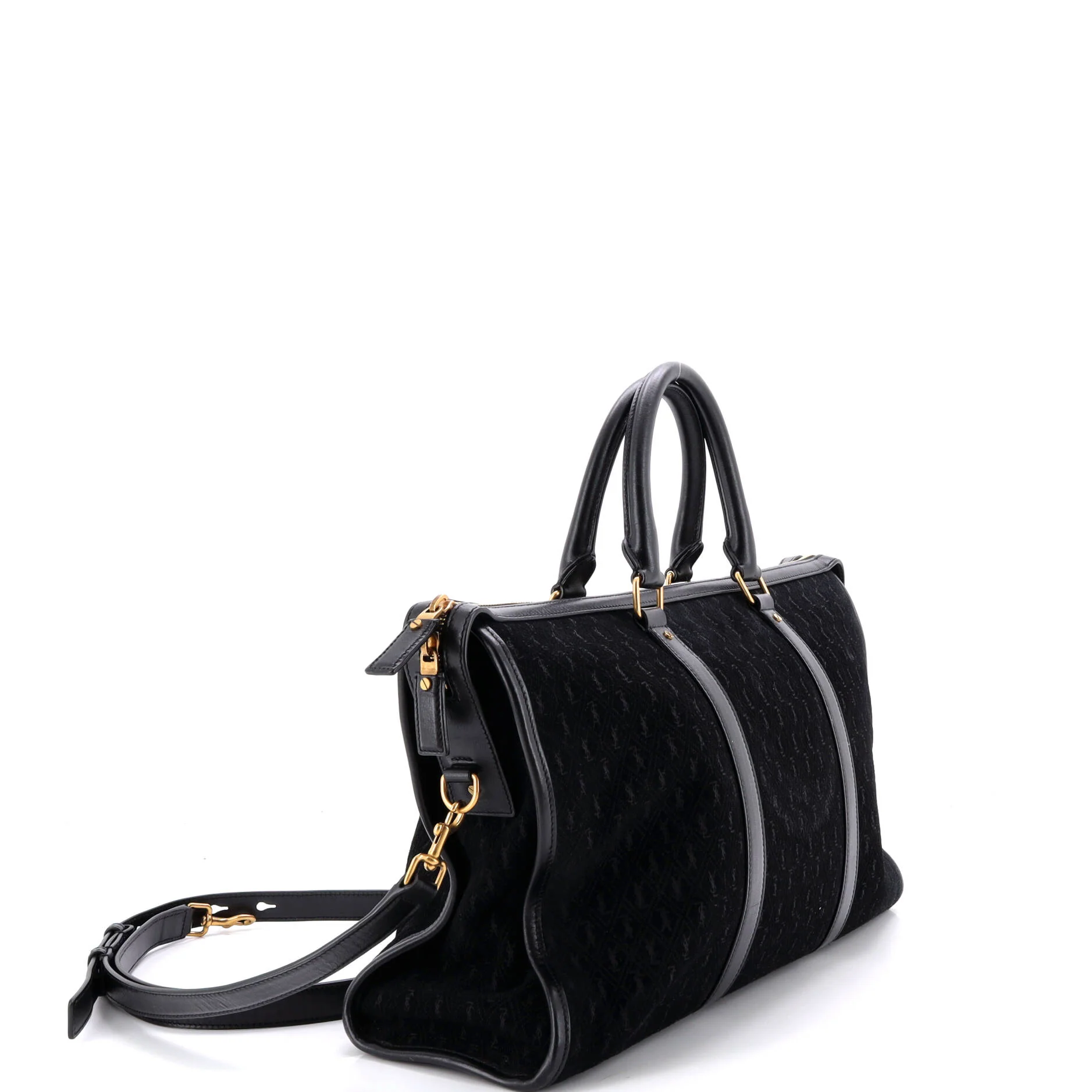 Duffle Bag Monogram All Over Suede Medium - Image 2
